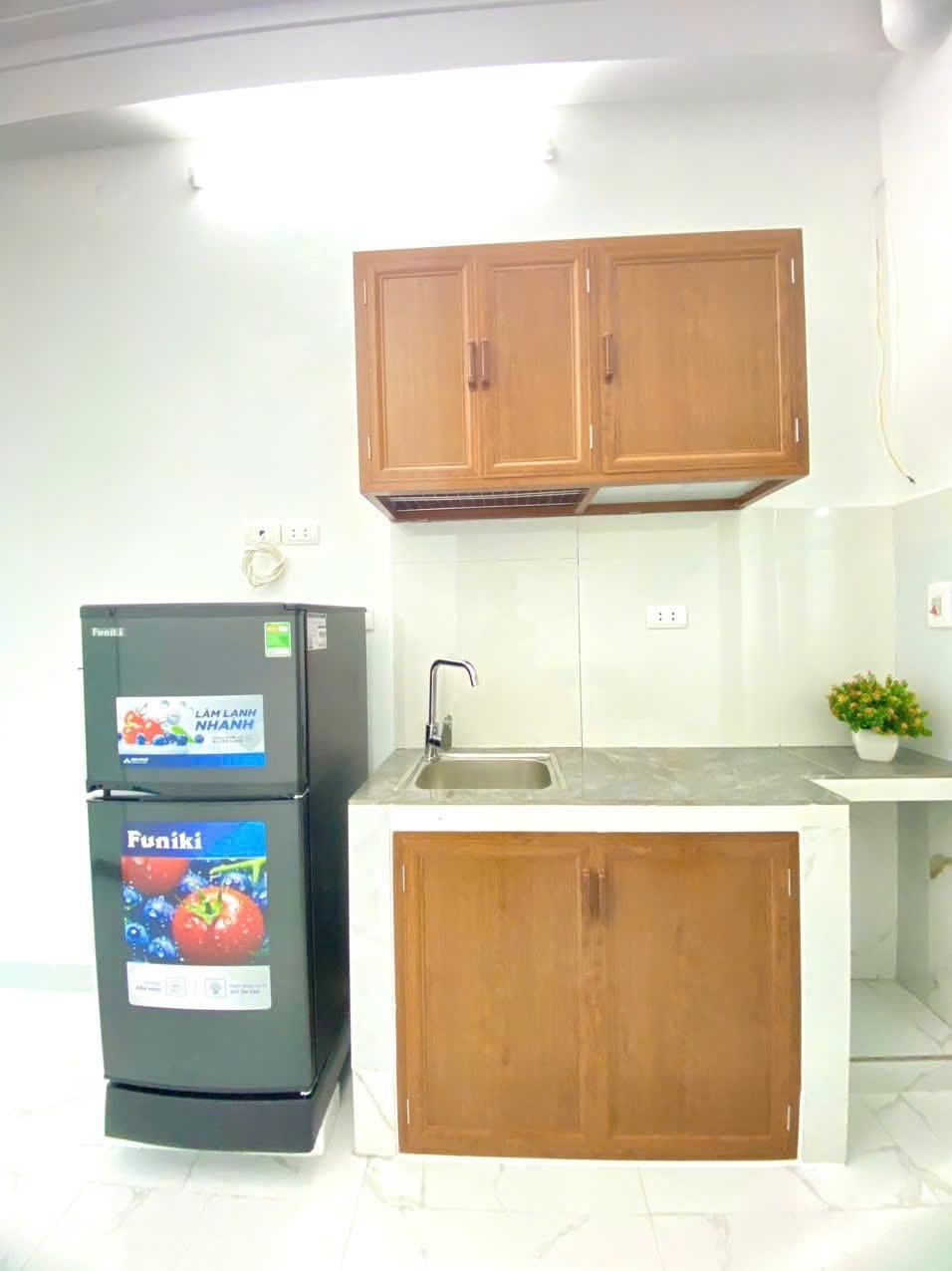 Phòng trọ Studio 25m2 tại 4PS Housing Kim Giang - Thanh Xuân - Phòng bếp