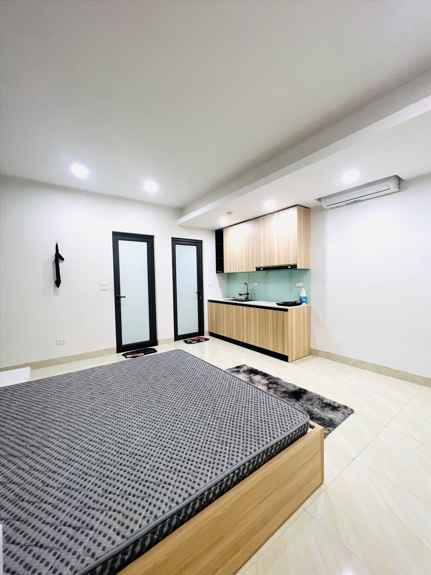 Phòng trọ Studio 35m2 tại Friends Team Quan Nhân - Thanh Xuân - Phòng ngủ