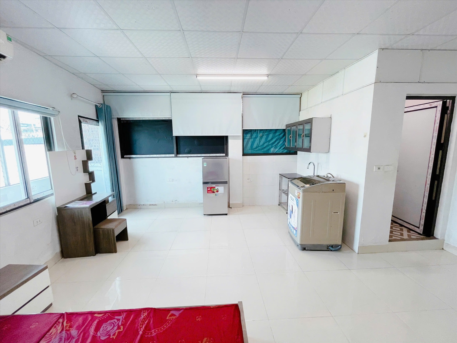 Phòng trọ Studio 30m2 tại Suha Home Trần Thái Tông - Cầu Giấy - Phòng bếp