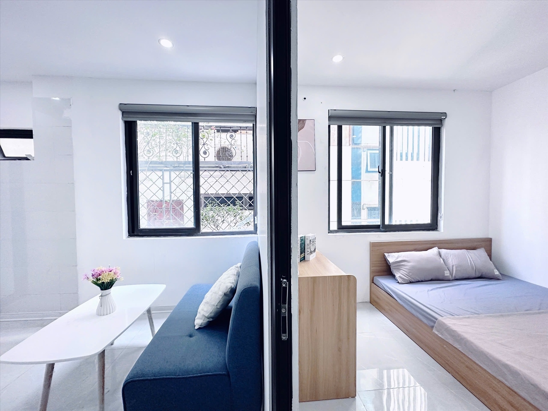 Phòng trọ 2 Phòng ngủ 45m2 tại Suha Home Nguyễn Văn Huyên - Cầu Giấy - Phòng khách