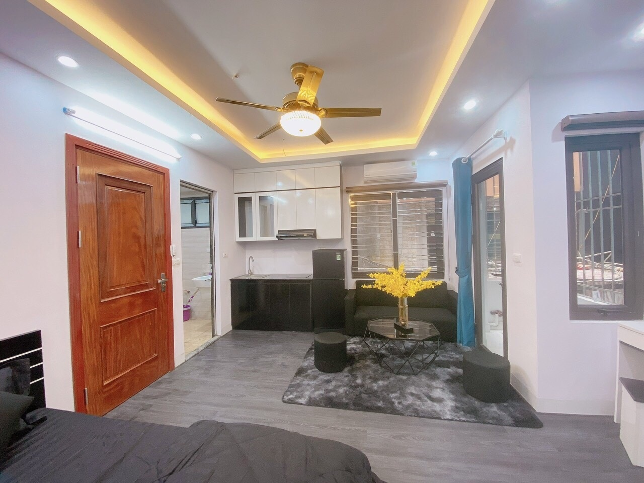Phòng trọ Studio 30m2 tại Suha Home Lê Đức Thọ - Nam Từ Liêm - Phòng ngủ