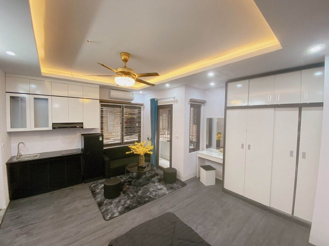 Phòng trọ Studio 30m2 tại Suha Home Lê Đức Thọ - Nam Từ Liêm - Phòng ngủ