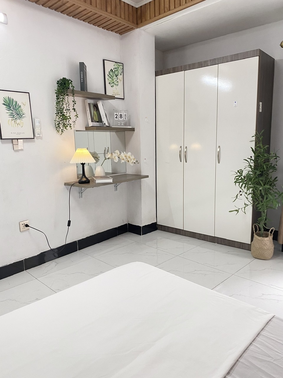 Phòng trọ Studio 25m2 tại Suha Home 2 Nhân Hòa - Thanh Xuân - Phòng ngủ