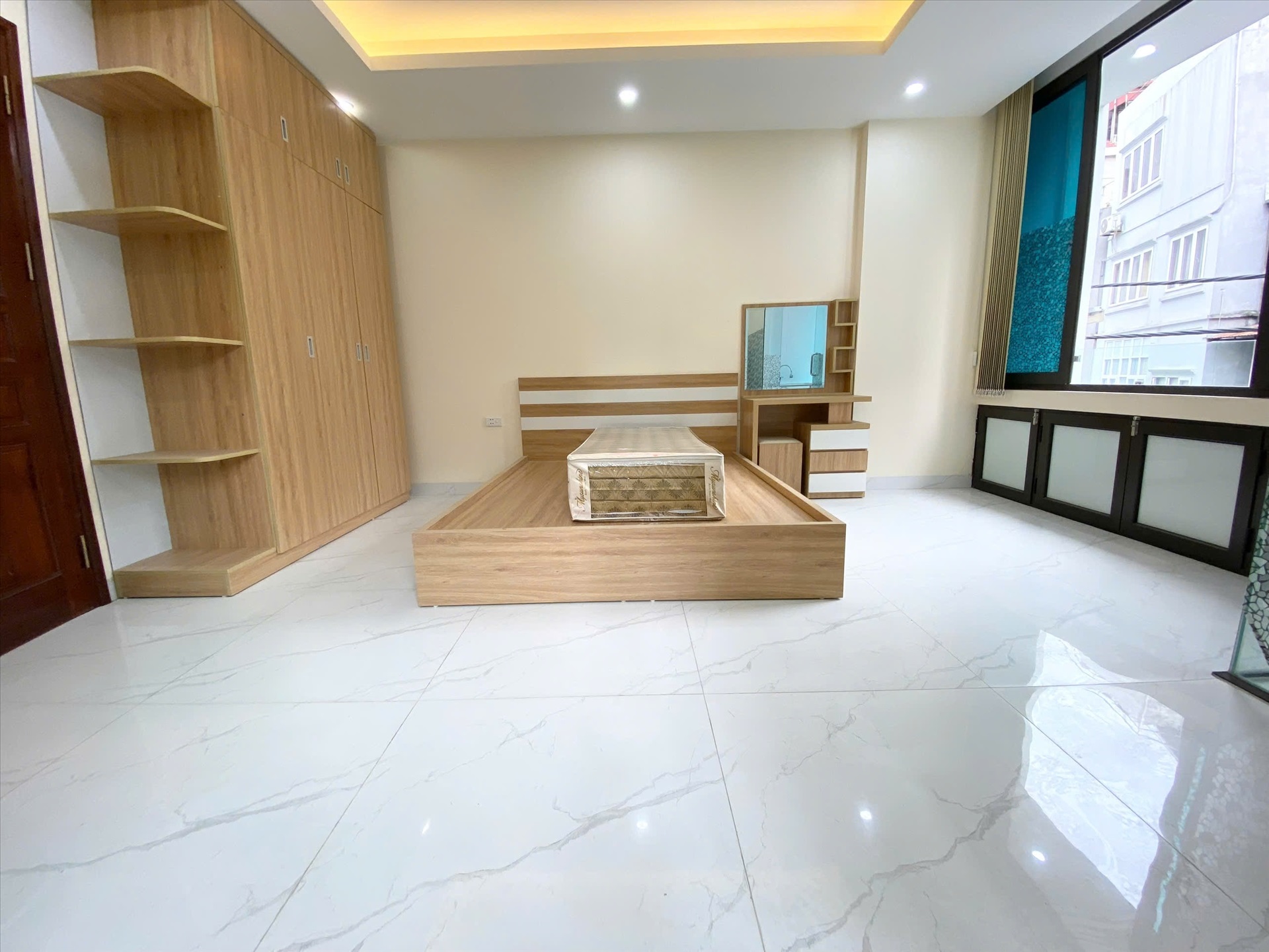 Phòng trọ Studio 30m2 tại HP Land Trần Hữu Tước - Đống Đa - Phòng ngủ