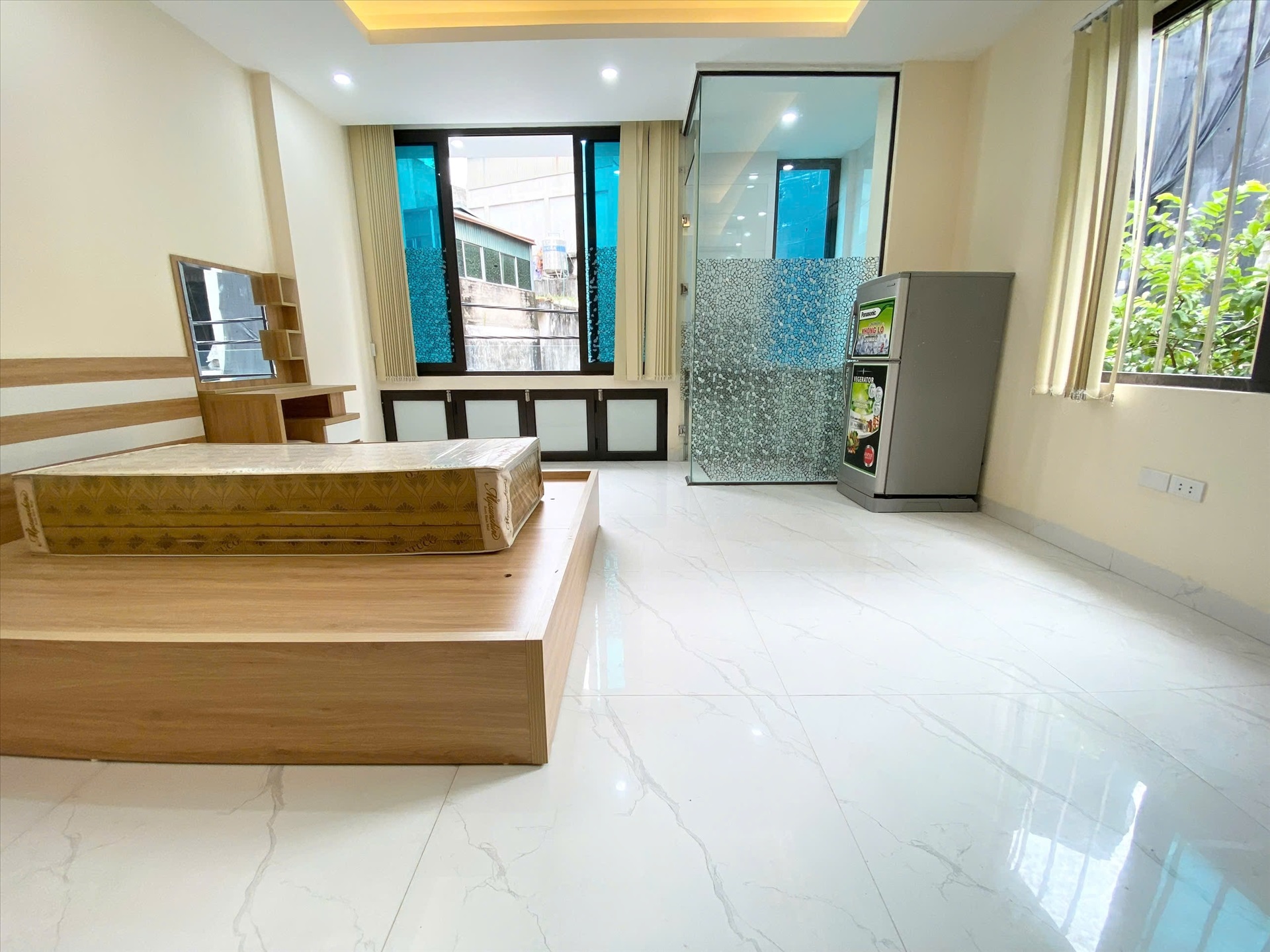 Phòng trọ Studio 30m2 tại HP Land Trần Hữu Tước - Đống Đa - Phòng ngủ