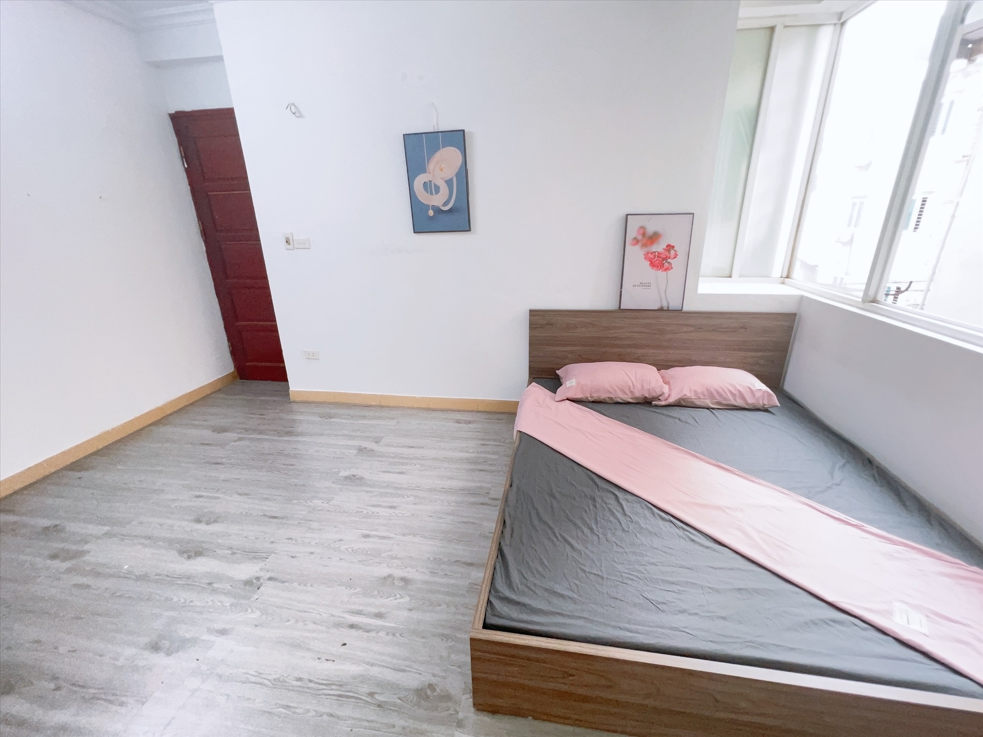 Phòng trọ 1 Phòng ngủ 25m2 tại HappyHomes Trần Thái Tông - Cầu Giấy - Phòng ngủ