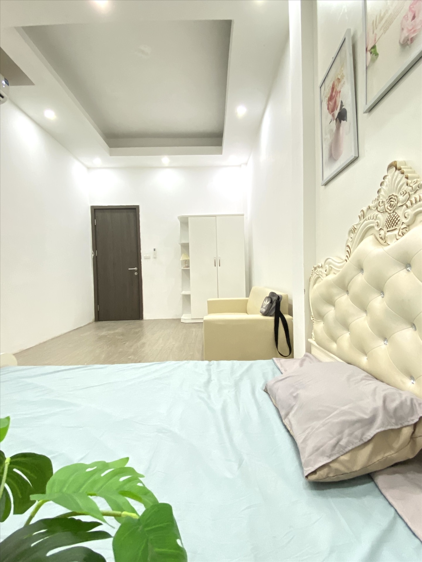 Phòng trọ Studio 25m2 tại HappyHomes Trần Quốc Vượng - Cầu Giấy - Phòng ngủ