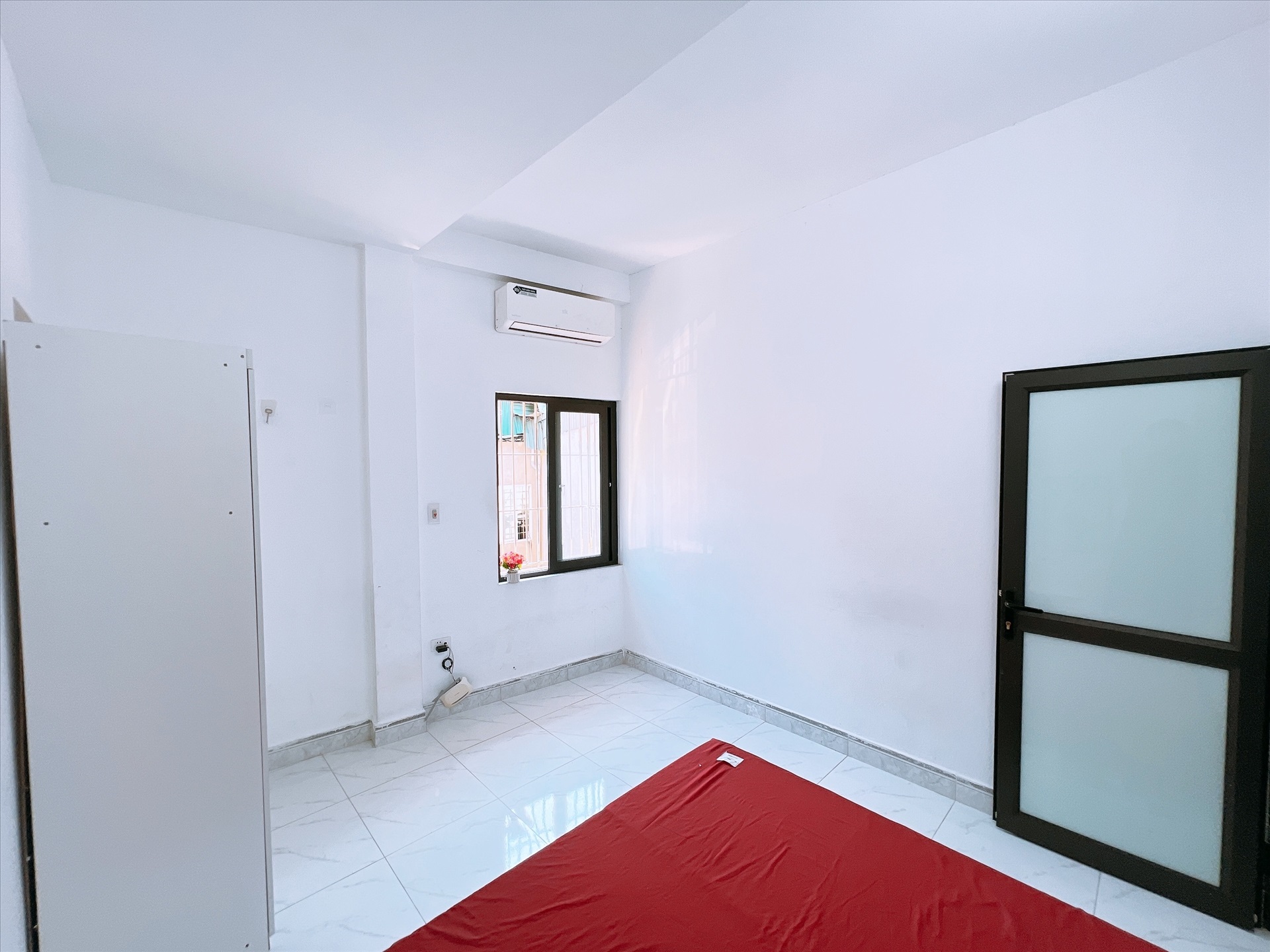 Phòng trọ Studio 25m2 tại Happyhomes Hồ Tùng Mậu - Cầu Giấy - Phòng ngủ