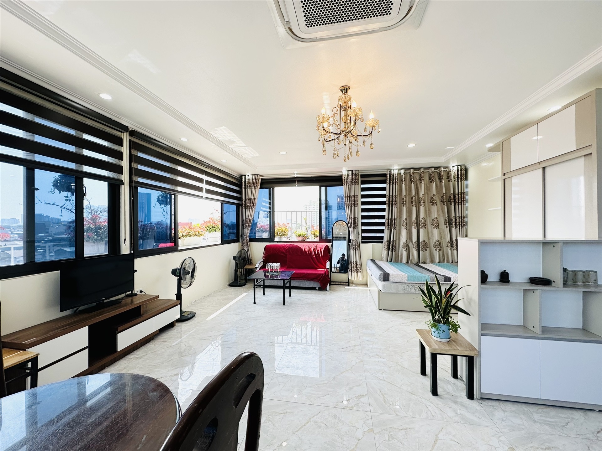 Phòng trọ Studio 40m2 tại GD Home 1 Võng Thị - Tây Hồ - Phòng ngủ