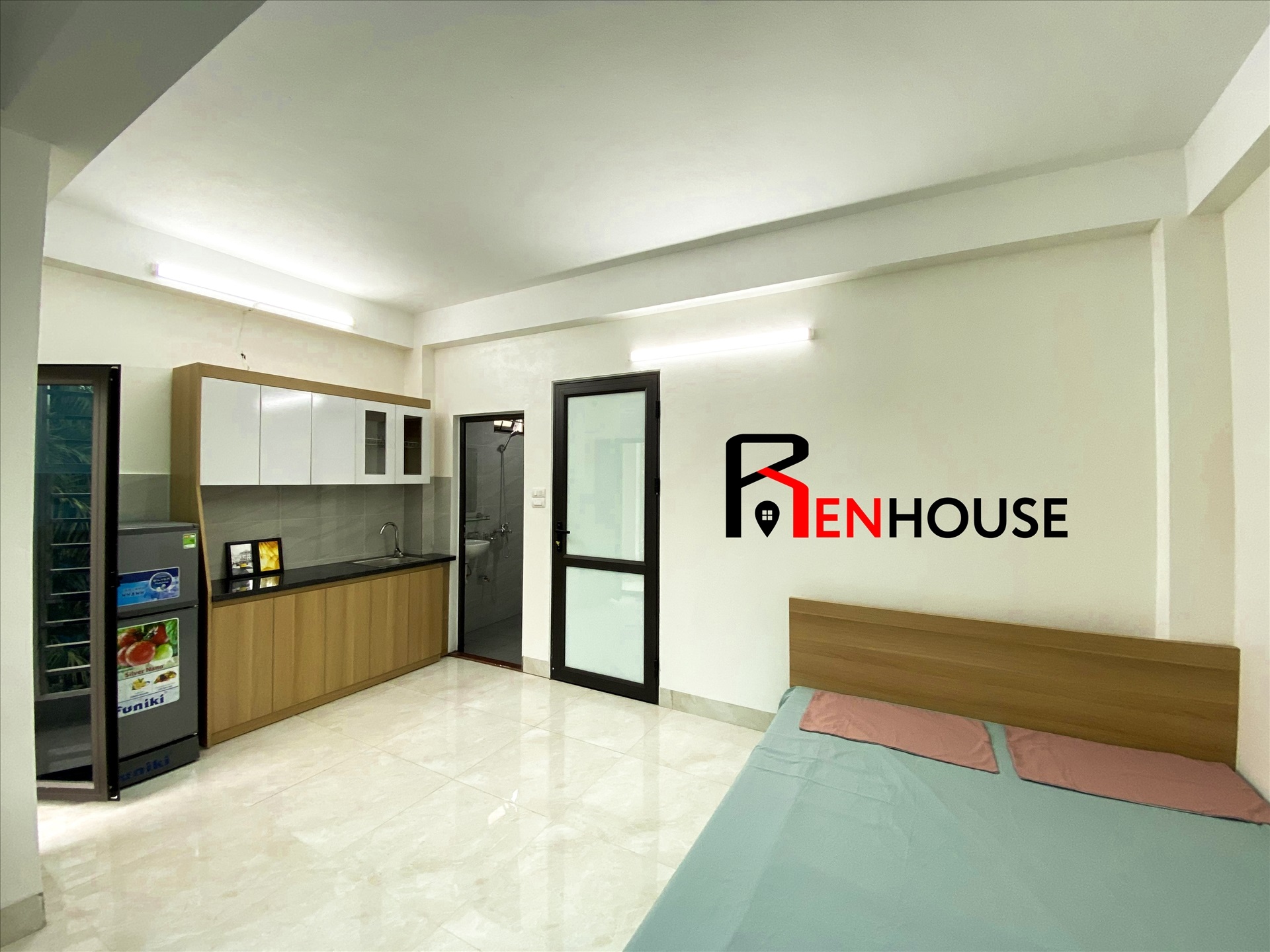 Phòng trọ Studio 28m2 tại RenHouse 4 Mỹ Đình - Nam Từ Liêm - Phòng ngủ