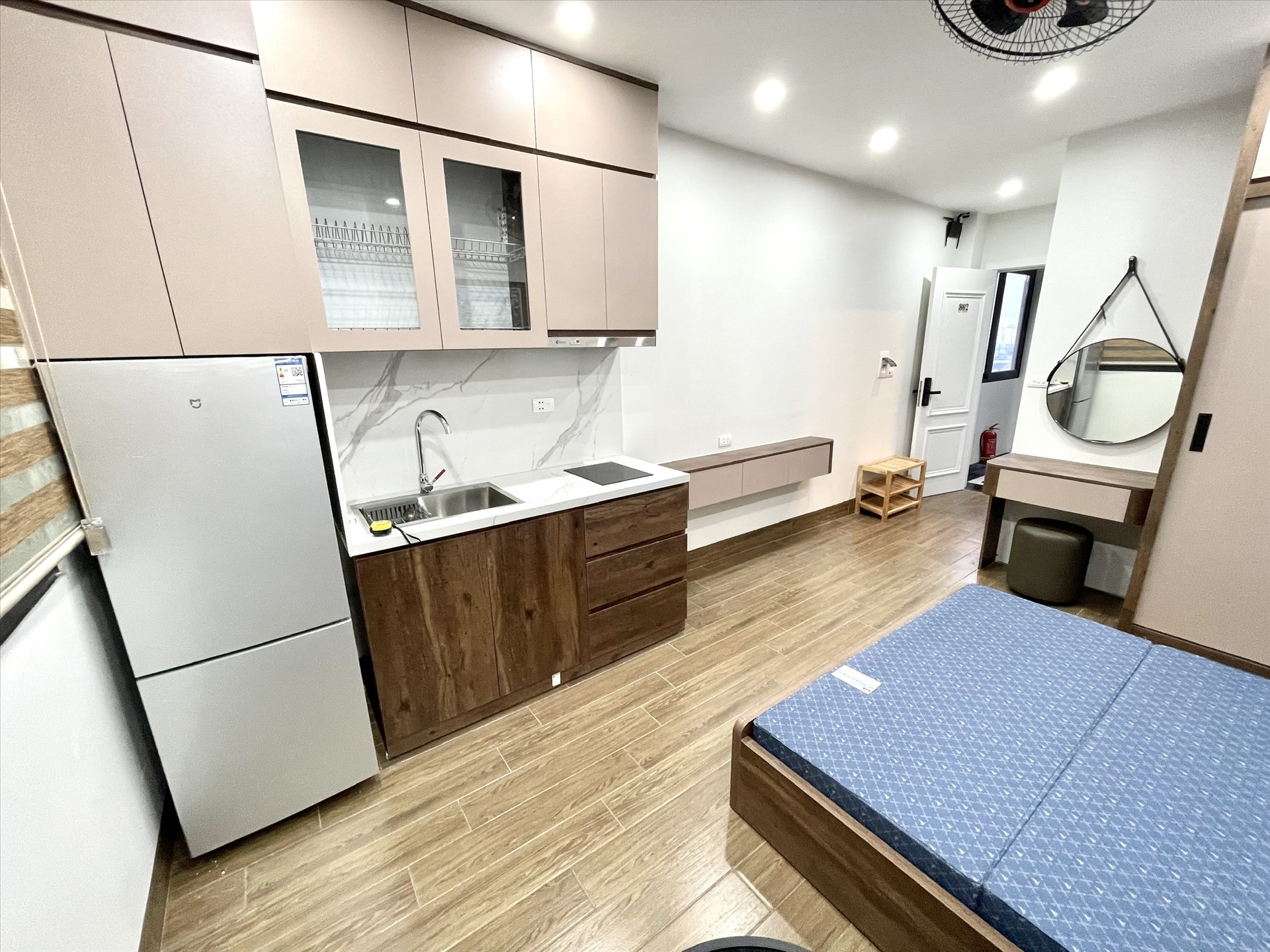 Phòng trọ Studio 40m2 tại Airstay Vương Thừa Vũ - Thanh Xuân - Phòng bếp