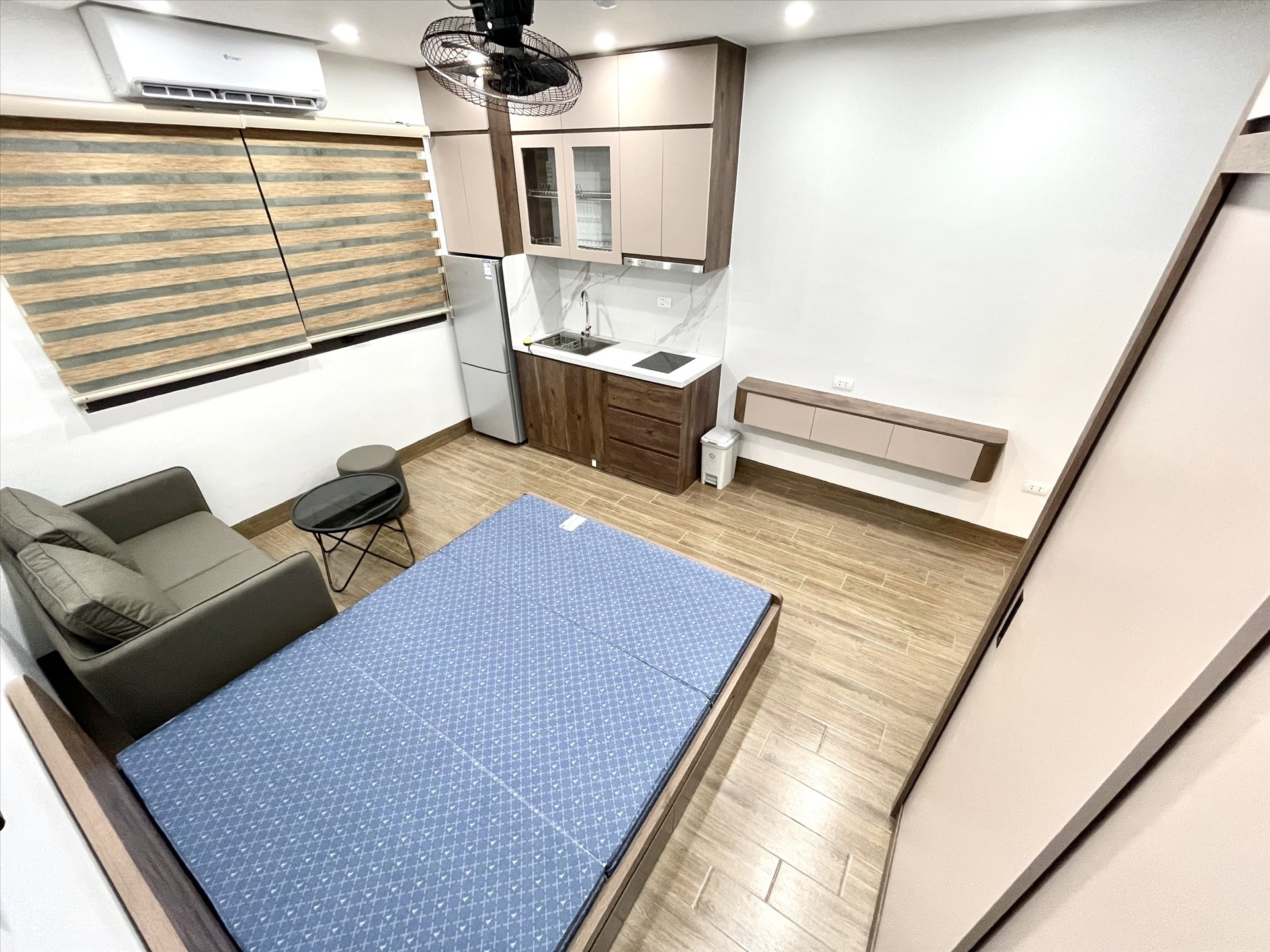 Phòng trọ Studio 40m2 tại Airstay Vương Thừa Vũ - Thanh Xuân - Phòng ngủ