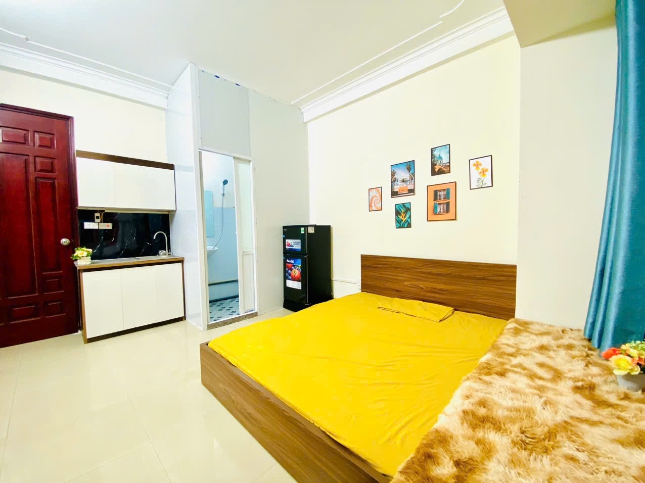 Phòng trọ Studio 25m2 tại NT House Lê Quang Đạo - Nam Từ Liêm - Phòng ngủ