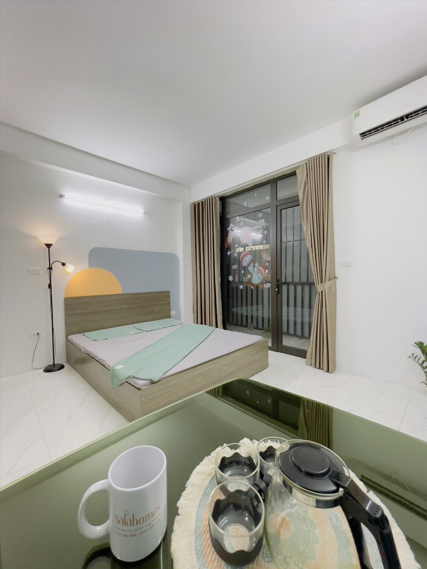 Phòng trọ Studio 37m2 tại Salahomes Nguyễn Ngọc Vũ - Cầu Giấy - Phòng ngủ