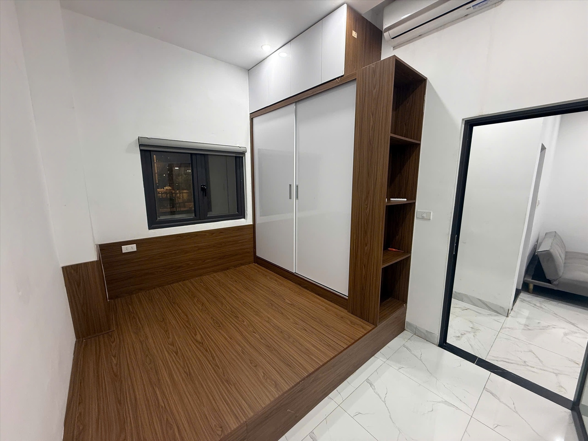 Phòng trọ 2 Phòng ngủ 30m2 tại NV Home Đồng Me - Nam Từ Liêm - Phòng ngủ