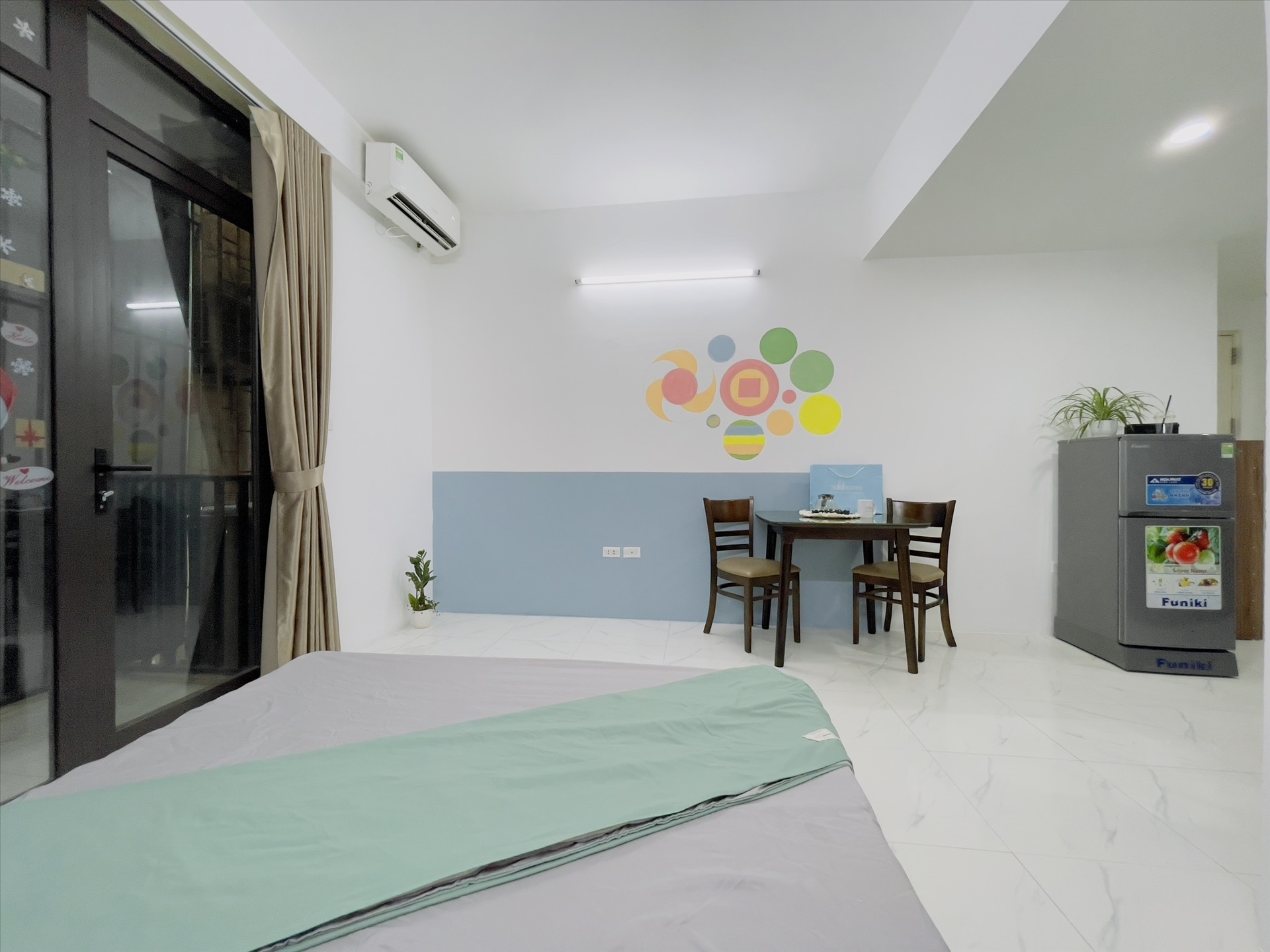 Phòng trọ Studio 37m2 tại Salahomes Nguyễn Ngọc Vũ - Cầu Giấy - Phòng ngủ