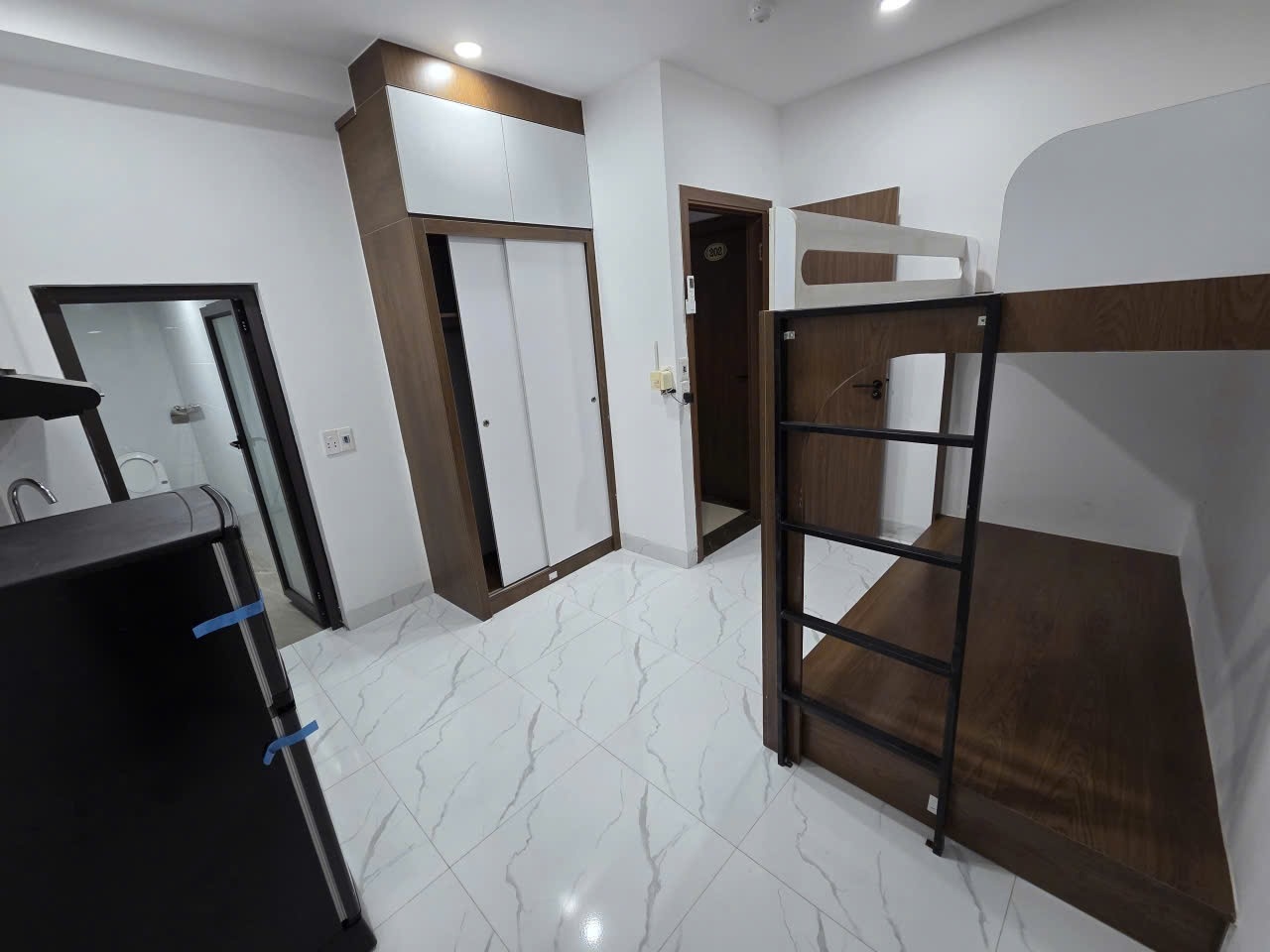Phòng trọ Studio 25m2 tại TV Home Phú Đô - Nam Từ Liêm - Phòng ngủ