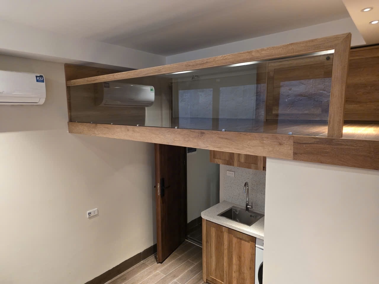 Phòng trọ Duplex 25m2 tại TV Home Yên Hòa - Cầu Giấy - Phòng ngủ