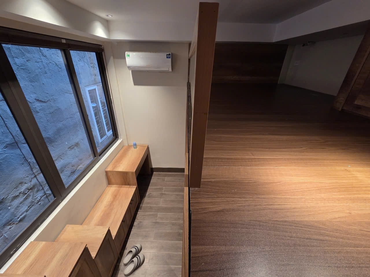 Phòng trọ Duplex 25m2 tại TV Home Yên Hòa - Cầu Giấy - Phòng ngủ