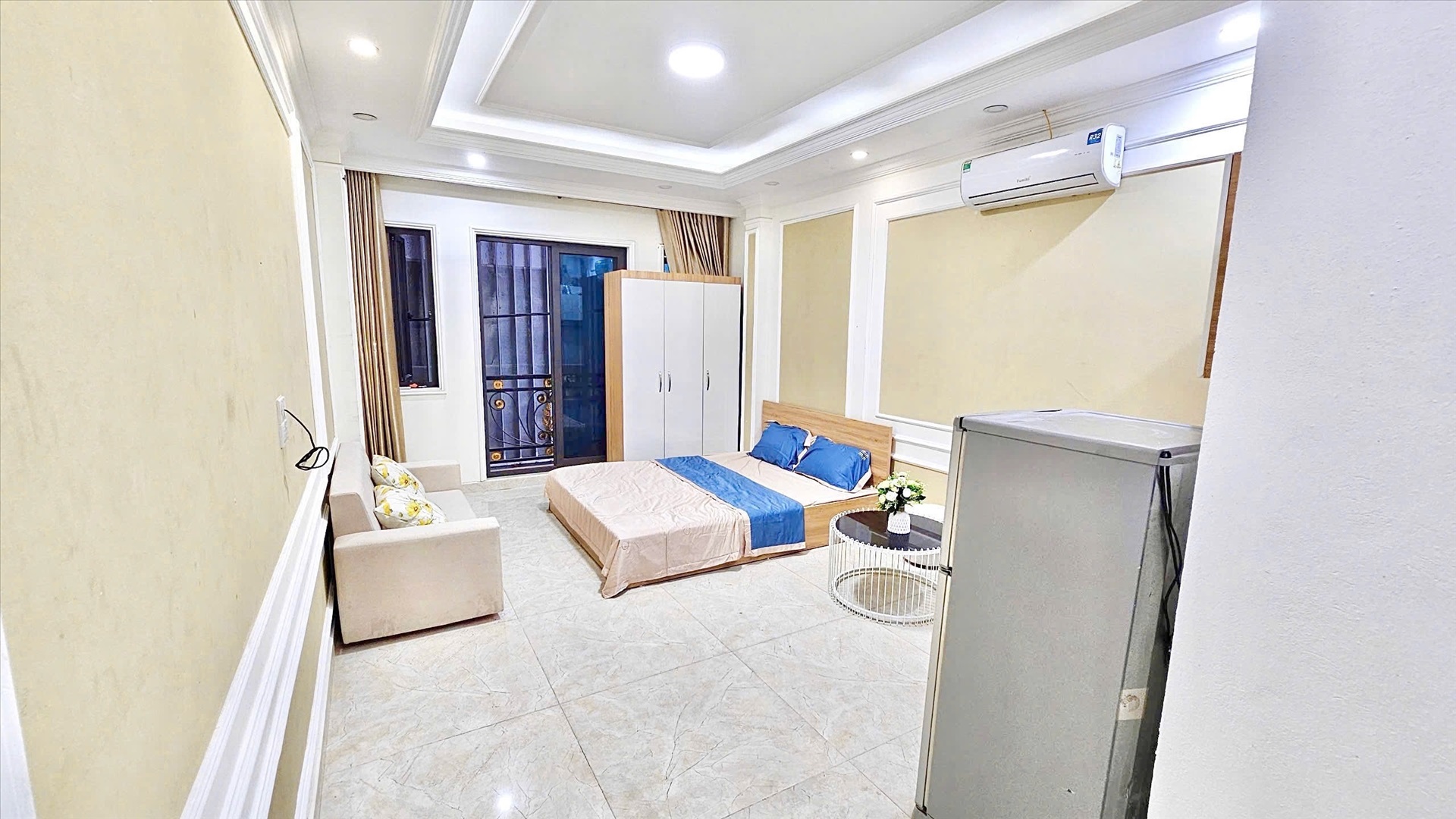 Phòng trọ Studio 30m2 tại Timehouse Mai Dịch - Cầu Giấy - Phòng ngủ
