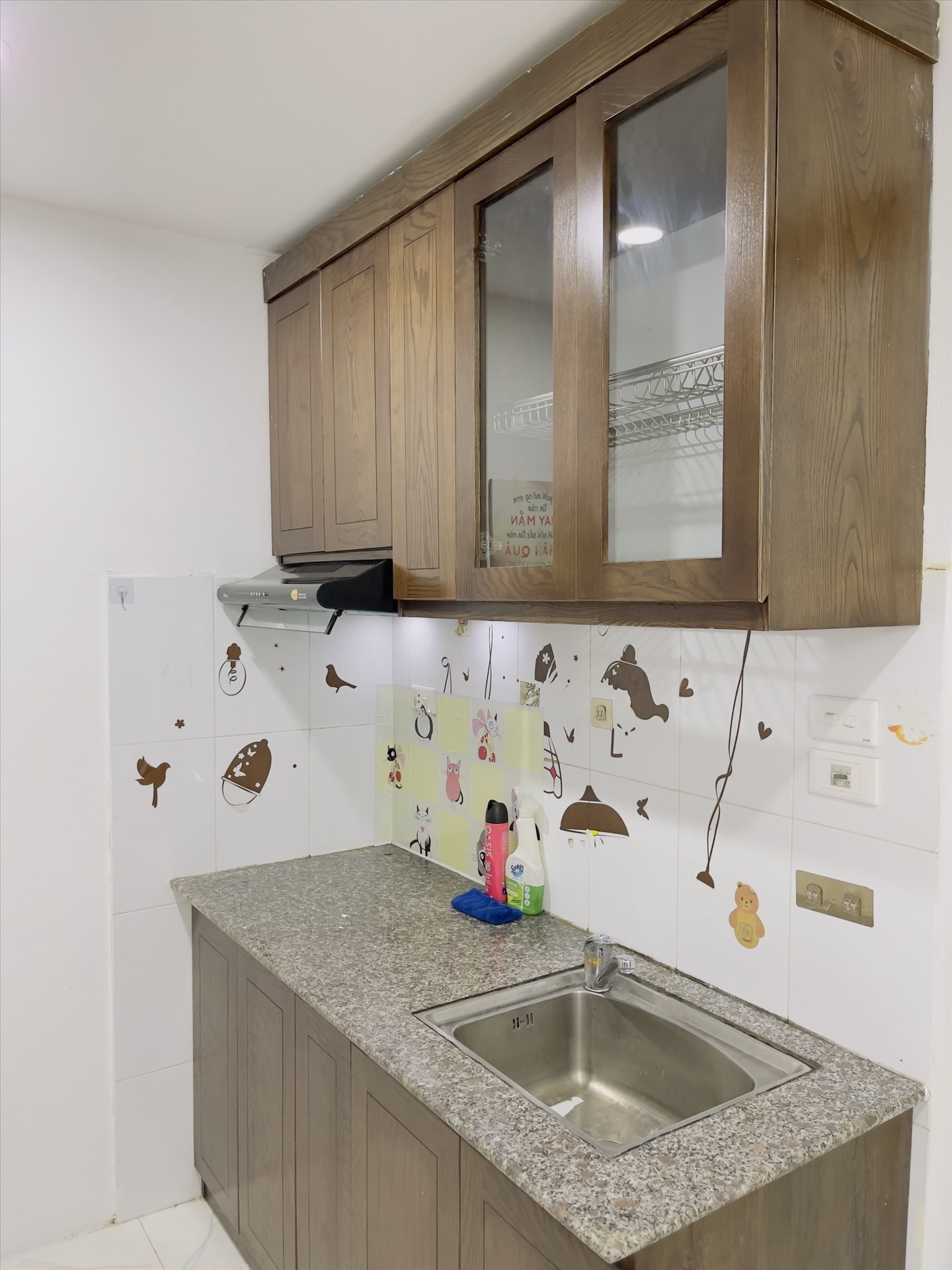 Phòng trọ Studio 37m2 tại Salahomes Nguyễn Ngọc Vũ - Cầu Giấy - Phòng bếp