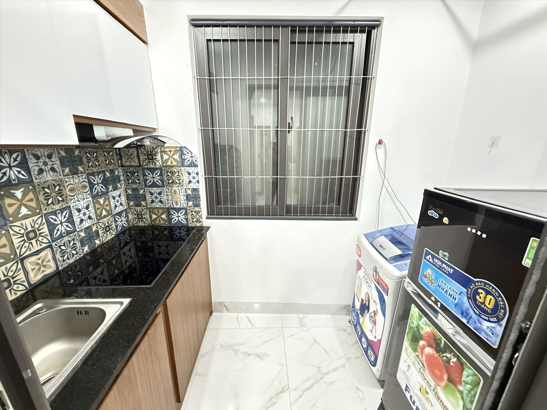 Phòng trọ Studio 25m2 tại NV Home Đồng Me - Nam Từ Liêm - Phòng bếp