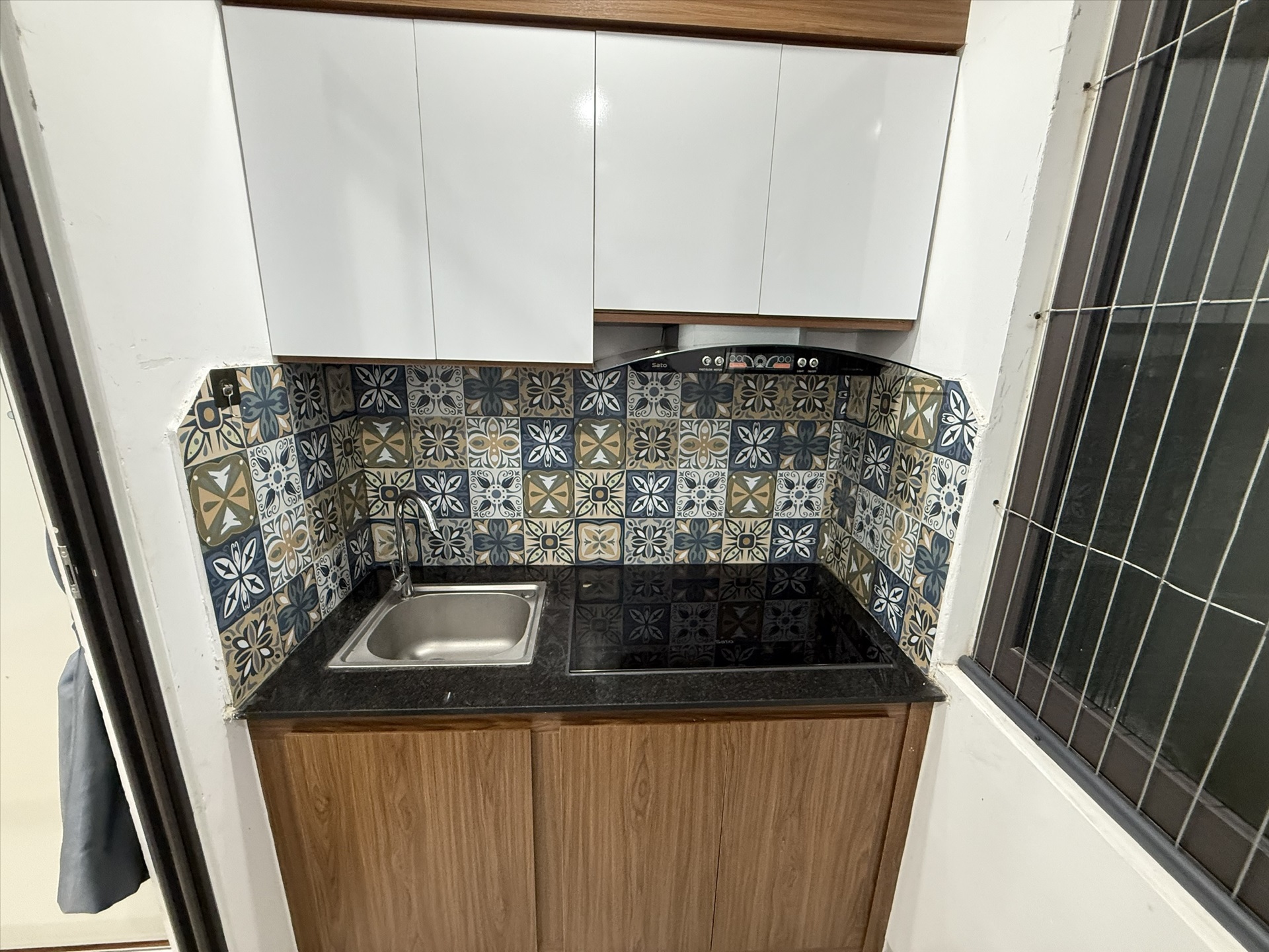 Phòng trọ Studio 25m2 tại NV Home Đồng Me - Nam Từ Liêm - Phòng bếp