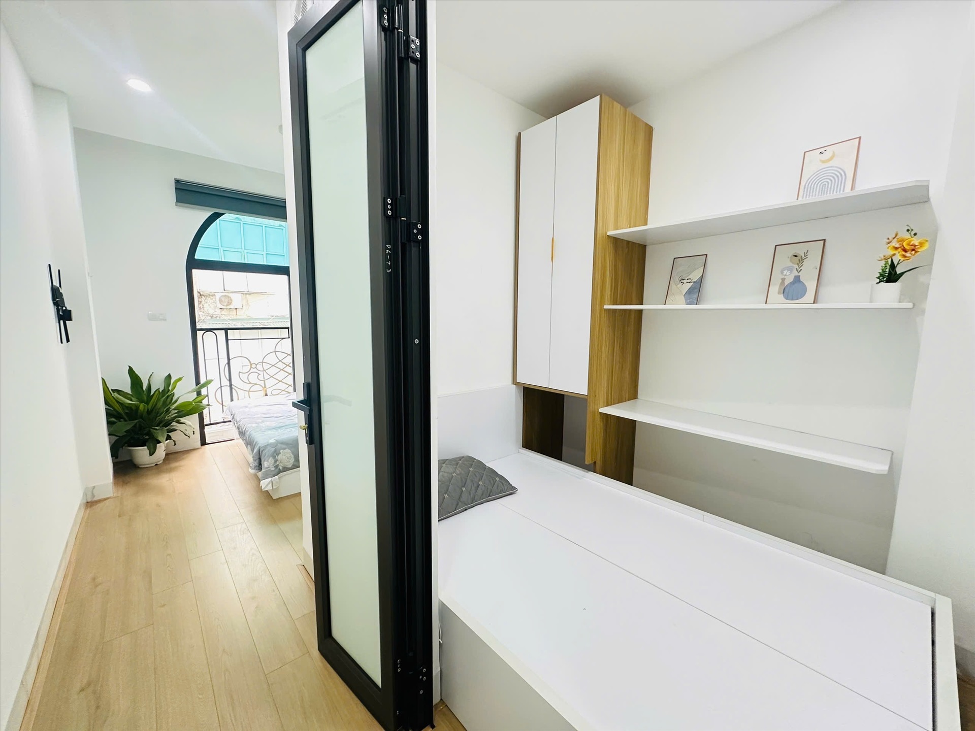 Phòng trọ 2 Phòng ngủ 30m2 tại NV Home B Thái Thịnh - Đống Đa - Phòng ngủ