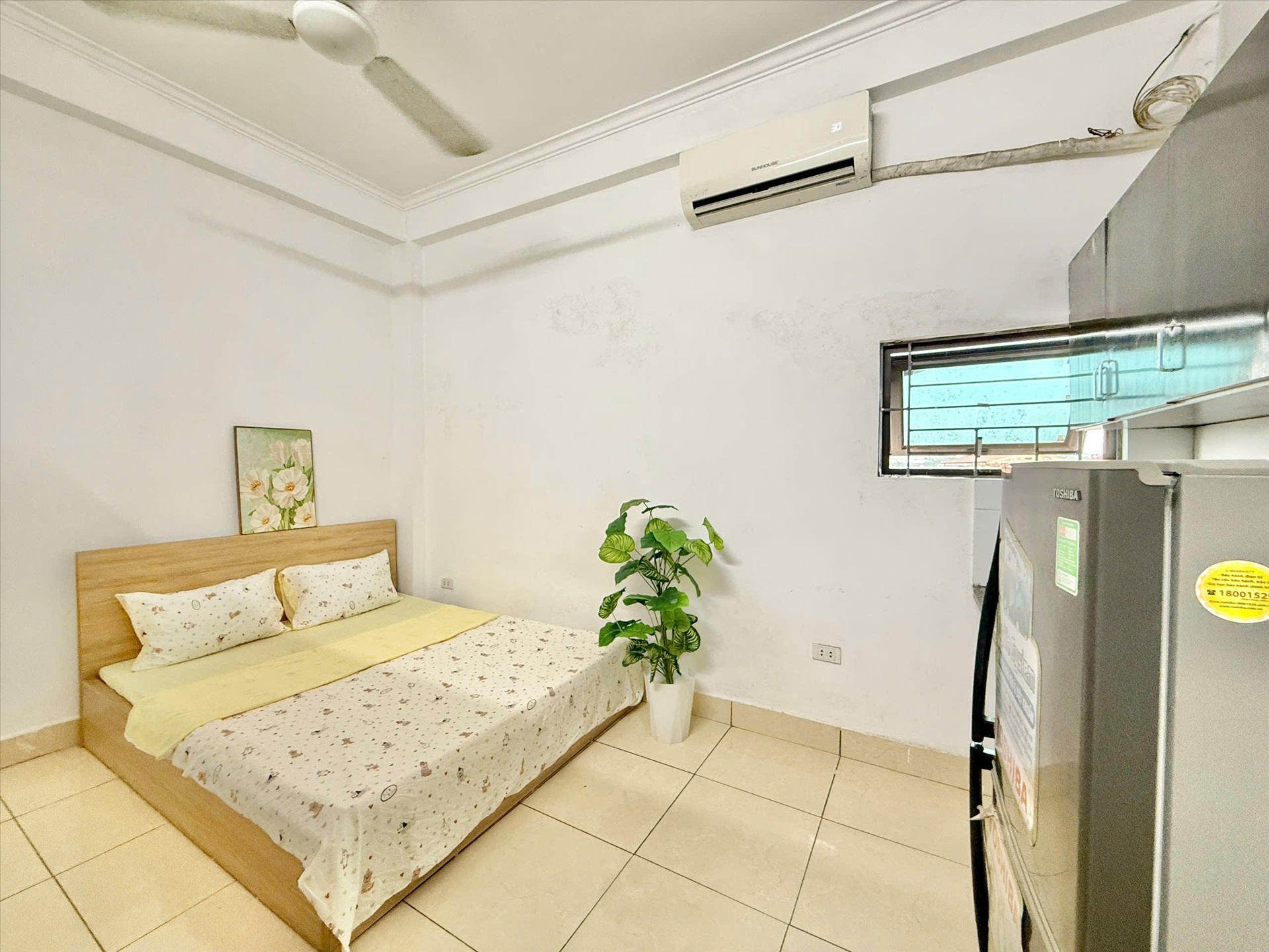Phòng trọ Studio 25m2 tại Timehouse 6 Cầu Diễn - Bắc Từ Liêm - Phòng ngủ