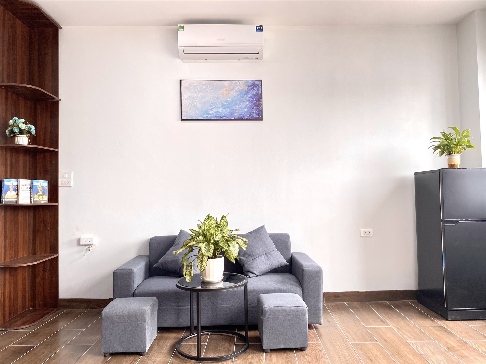 Phòng trọ 1 Phòng ngủ 40m2 tại Suha Home Mễ Trì Hạ - Nam Từ Liêm - Phòng khách