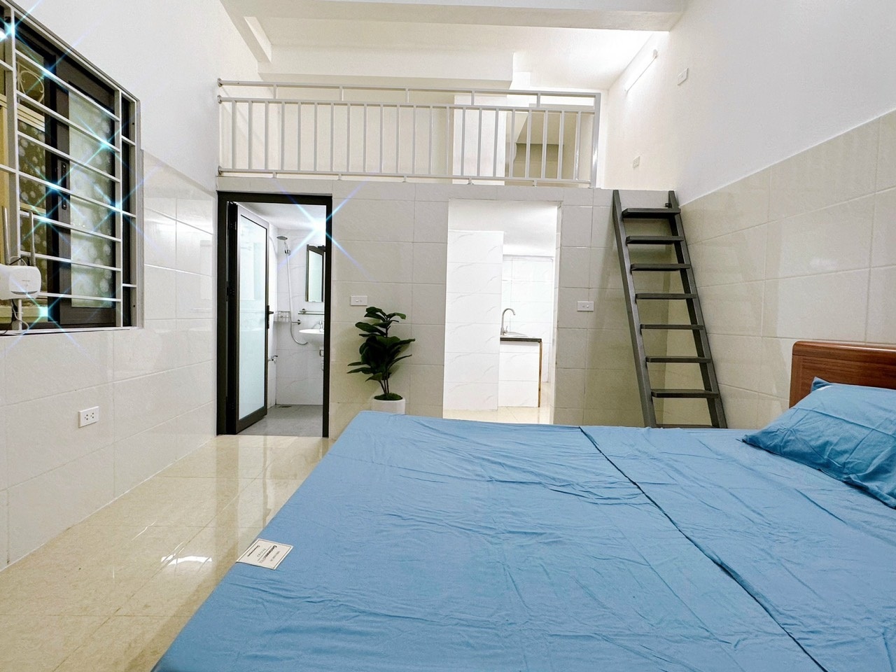 Phòng trọ Duplex 25m2 tại Timehouse 2 Phú Diễn - Bắc Từ Liêm - Phòng ngủ