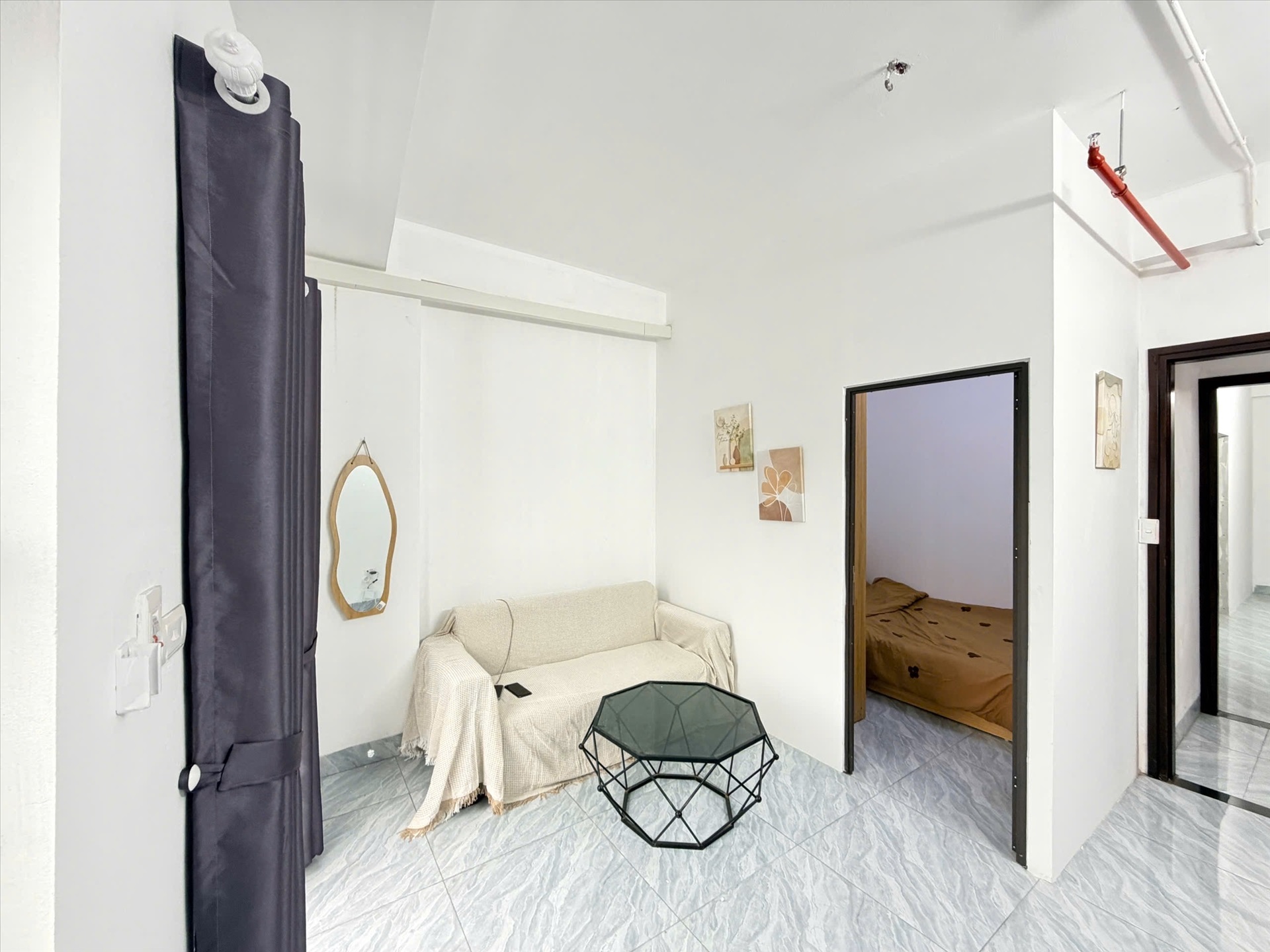 Phòng trọ 1 Phòng ngủ 35m2 tại VNFI House Mễ Trì Thượng  - Nam Từ Liêm - Phòng khách