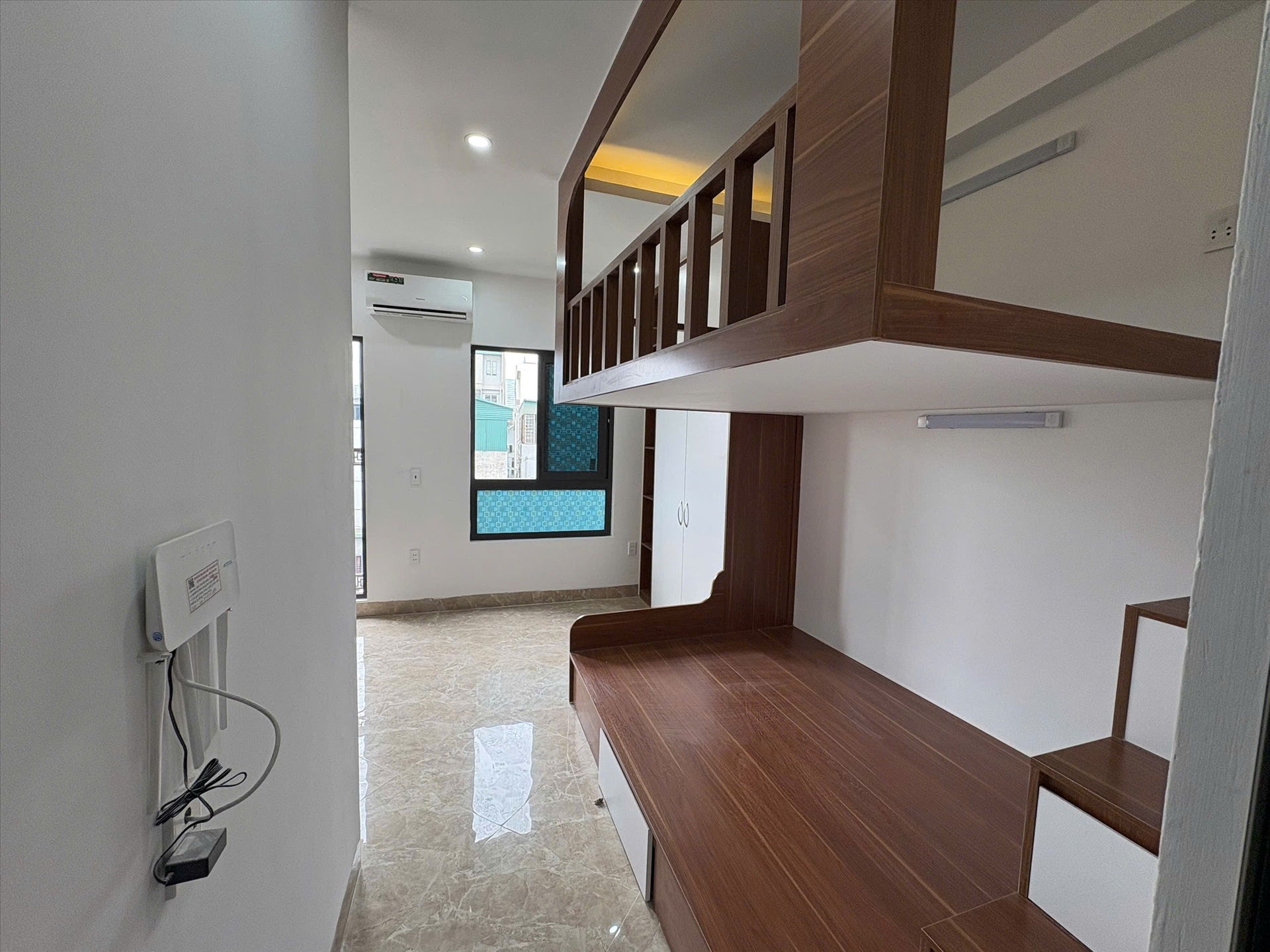 Phòng trọ Studio 24m2 tại Sunshine Giáp Nhất - Thanh Xuân - Phòng ngủ