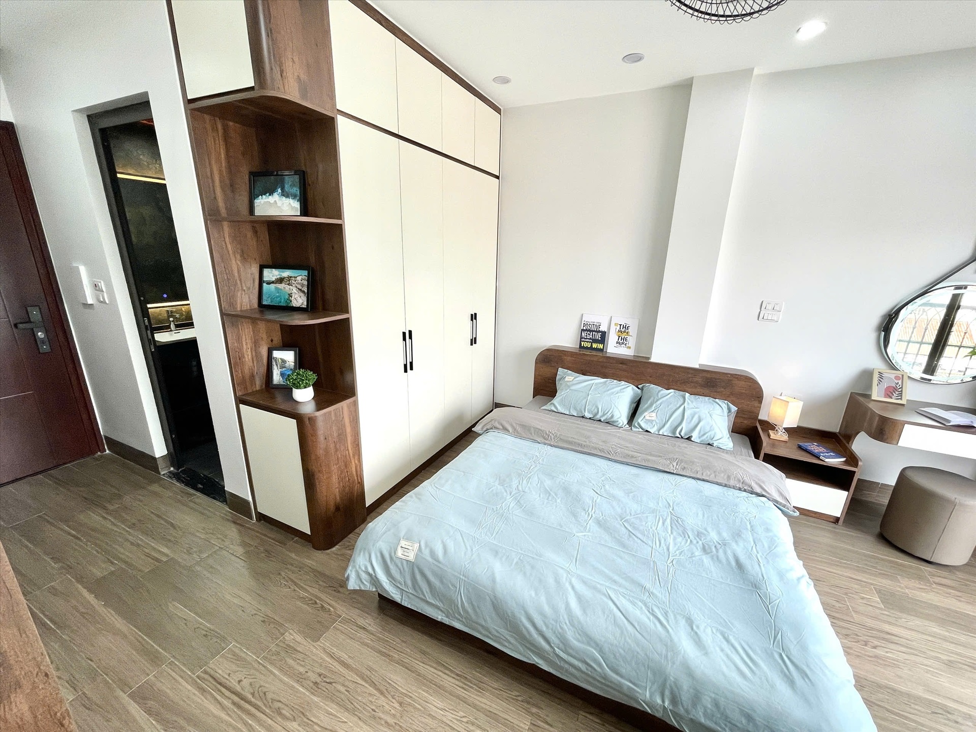 Phòng trọ Studio 30m2 tại Airstay Chợ Khâm Thiên - Đông Đa - Phòng ngủ