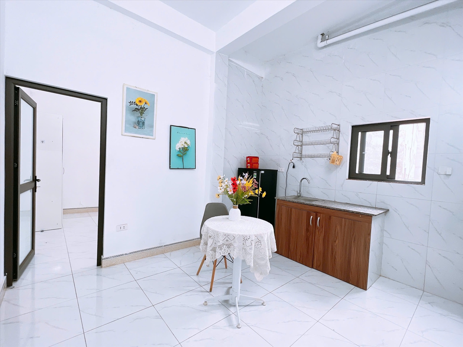 Phòng trọ 1 Phòng ngủ 25m2 tại Happyhomes Hồ Tùng Mậu - Cầu Giấy - Phòng bếp