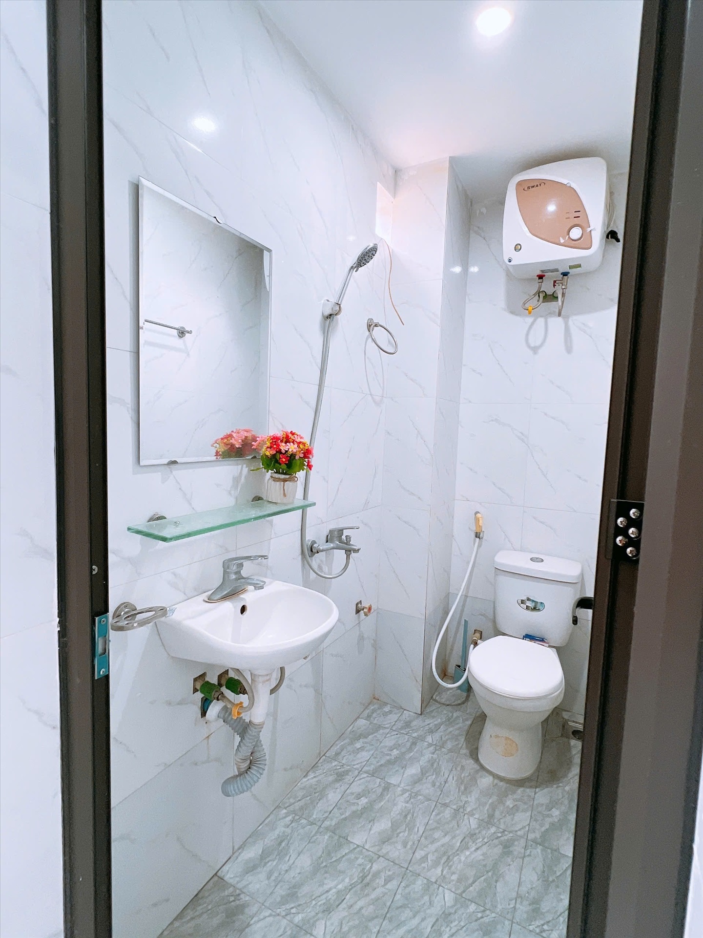 Phòng trọ 1 Phòng ngủ 25m2 tại Happyhomes Hồ Tùng Mậu - Cầu Giấy - Phòng tắm