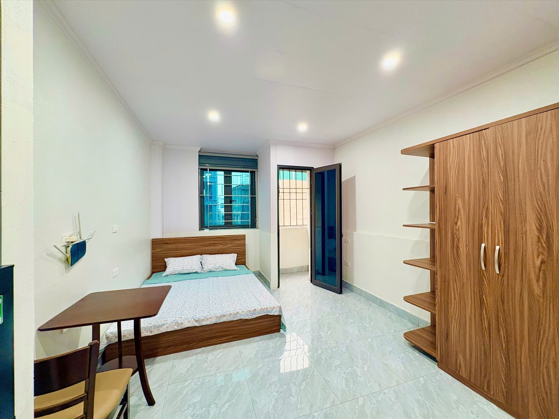 Phòng trọ Studio 30m2 tại Time House Đình Thôn - Nam Từ Liêm - Phòng ngủ