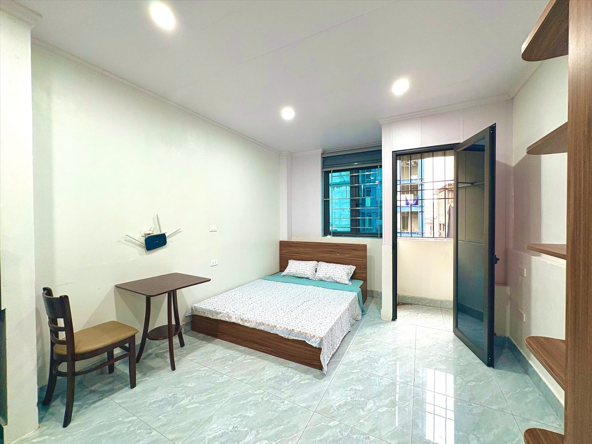 Phòng trọ Studio 30m2 tại Time House Đình Thôn - Nam Từ Liêm - Phòng ngủ