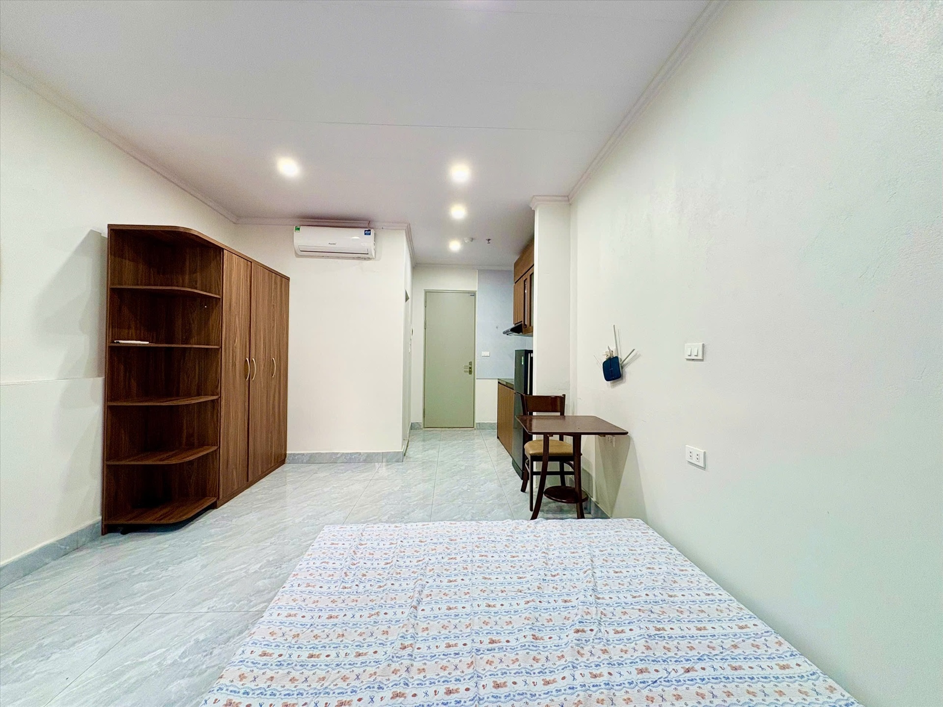 Phòng trọ Studio 30m2 tại Time House Đình Thôn - Nam Từ Liêm - Phòng ngủ