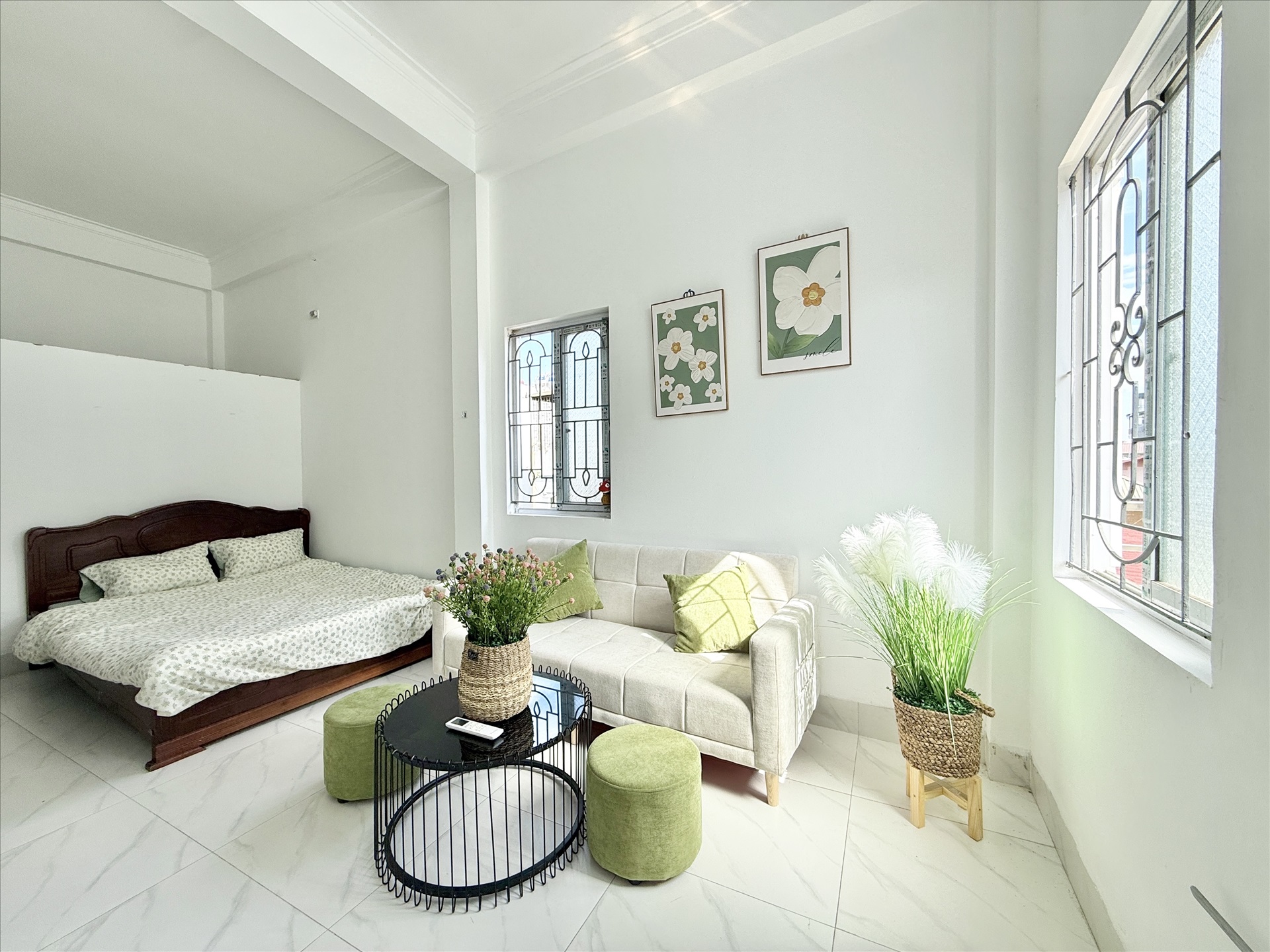 Phòng trọ Studio 30m2 tại Time House 8 Cổ Nhuế - Bắc Từ Liêm - Phòng khách