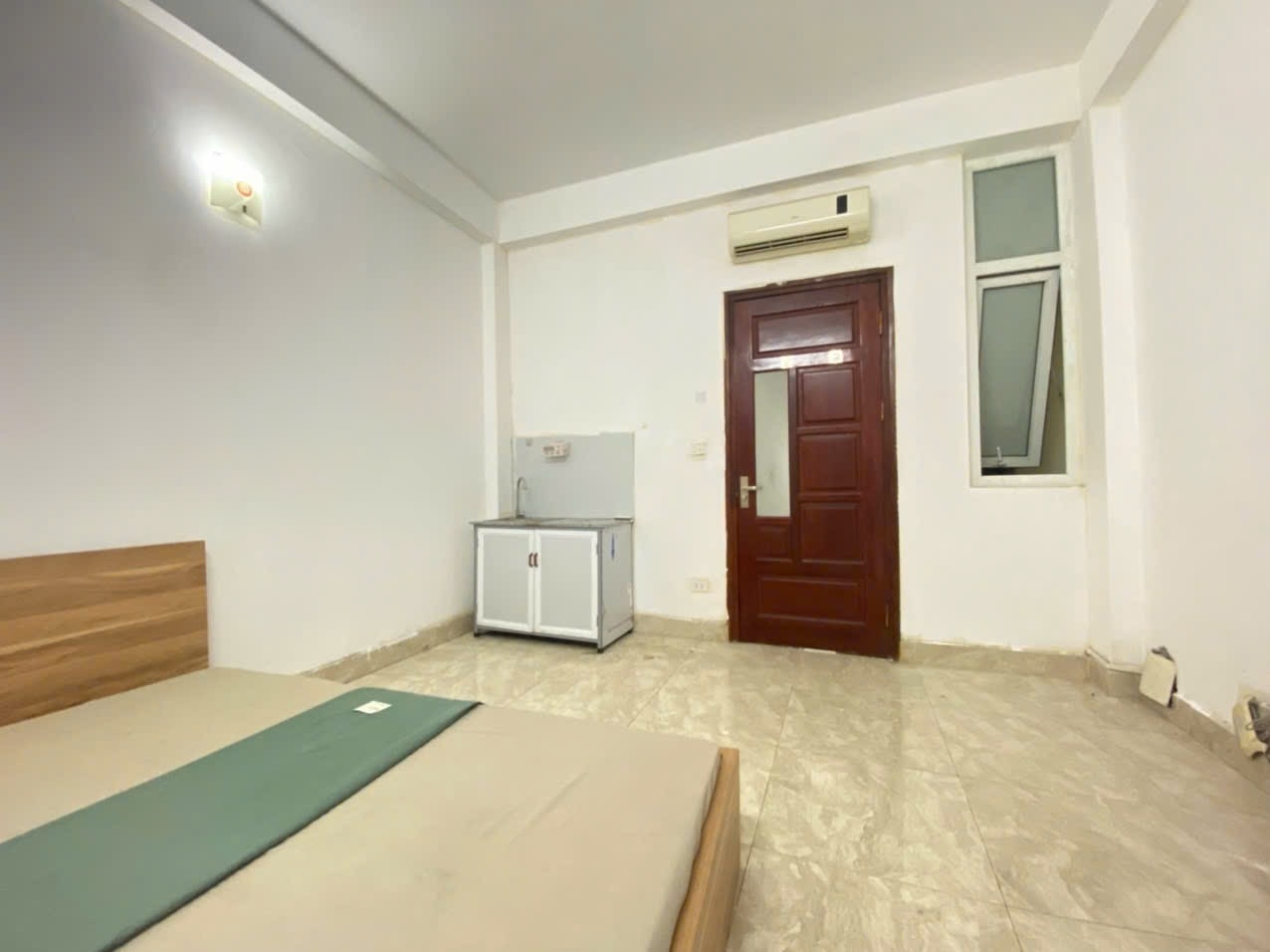 Phòng trọ Studio 25m2 tại Timehouse Mễ Trì Hạ - Nam Từ Liêm - Phòng ngủ