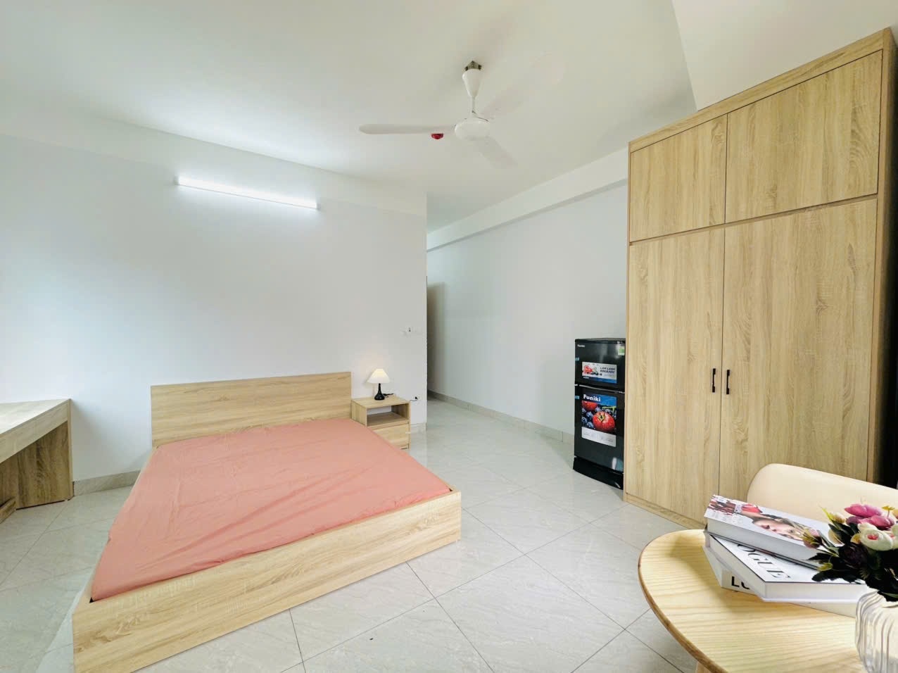 Phòng trọ Studio 27m2 tại CH Home Mễ Trì Thượng - Nam Từ Liêm - Phòng ngủ