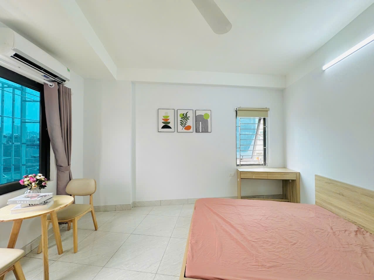 Phòng trọ Studio 27m2 tại CH Home Mễ Trì Thượng - Nam Từ Liêm - Phòng ngủ
