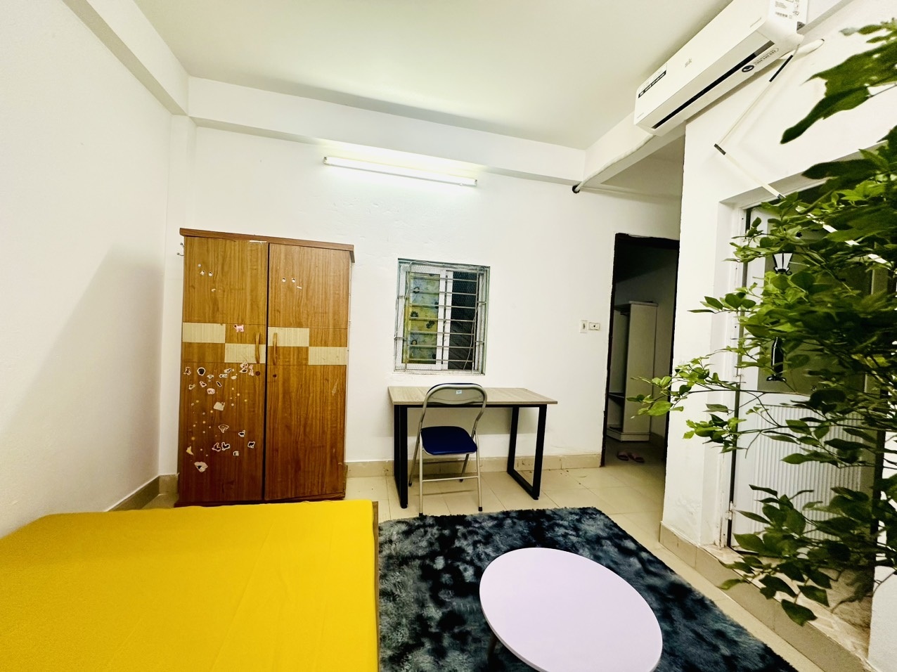 Phòng trọ Studio 24m2 tại NT House Trần Thái Tông - Cầu Giấy - Phòng ngủ