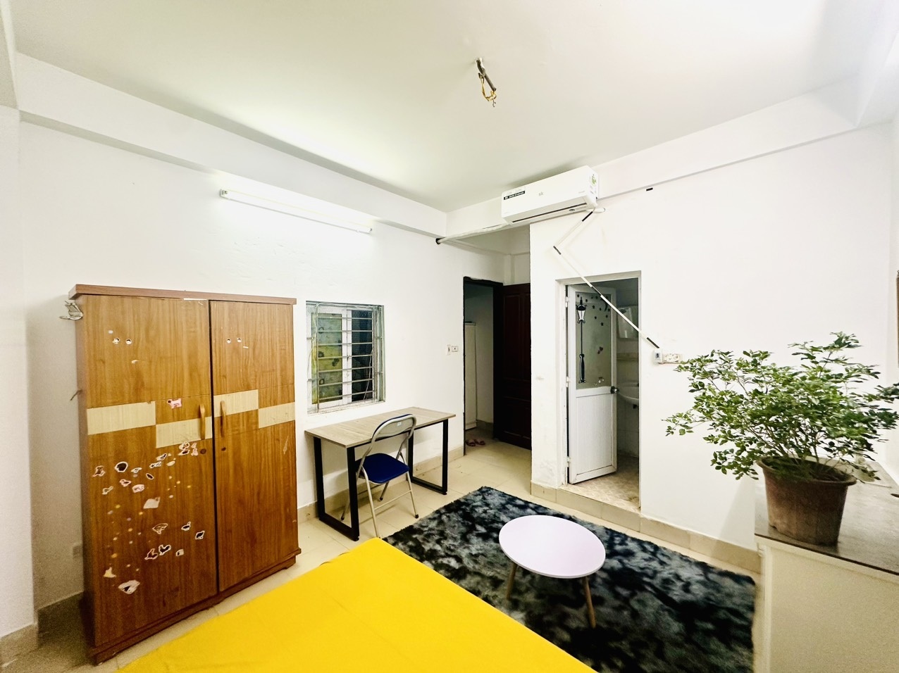 Phòng trọ Studio 24m2 tại NT House Trần Thái Tông - Cầu Giấy - Phòng ngủ