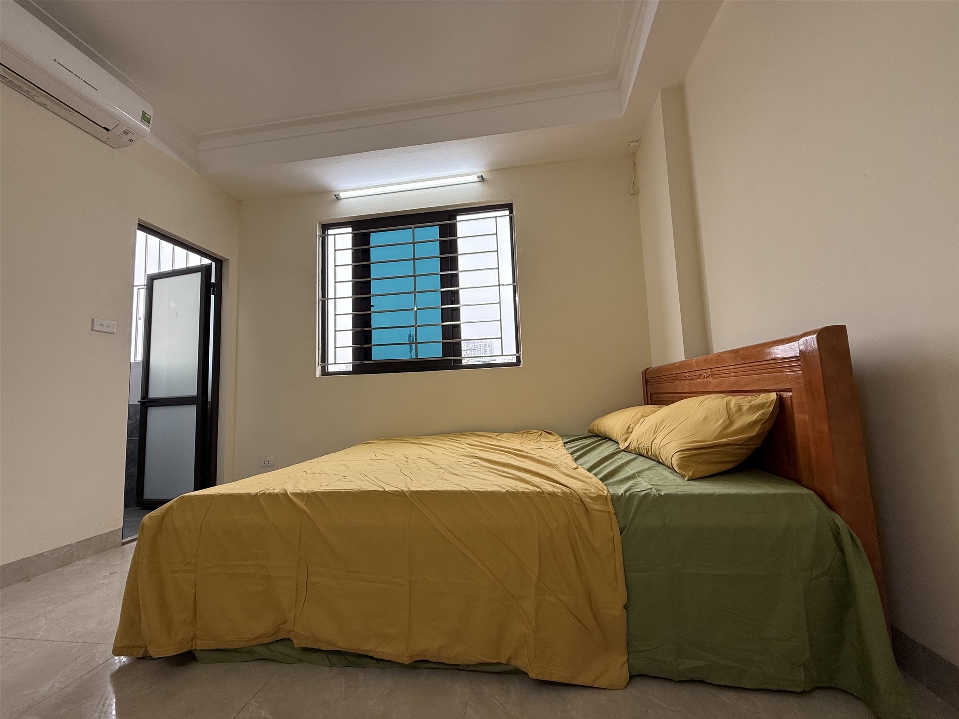 Phòng trọ Studio 28m2 tại Shome 1 Phú Mỹ - Nam Từ Liêm - Phòng ngủ
