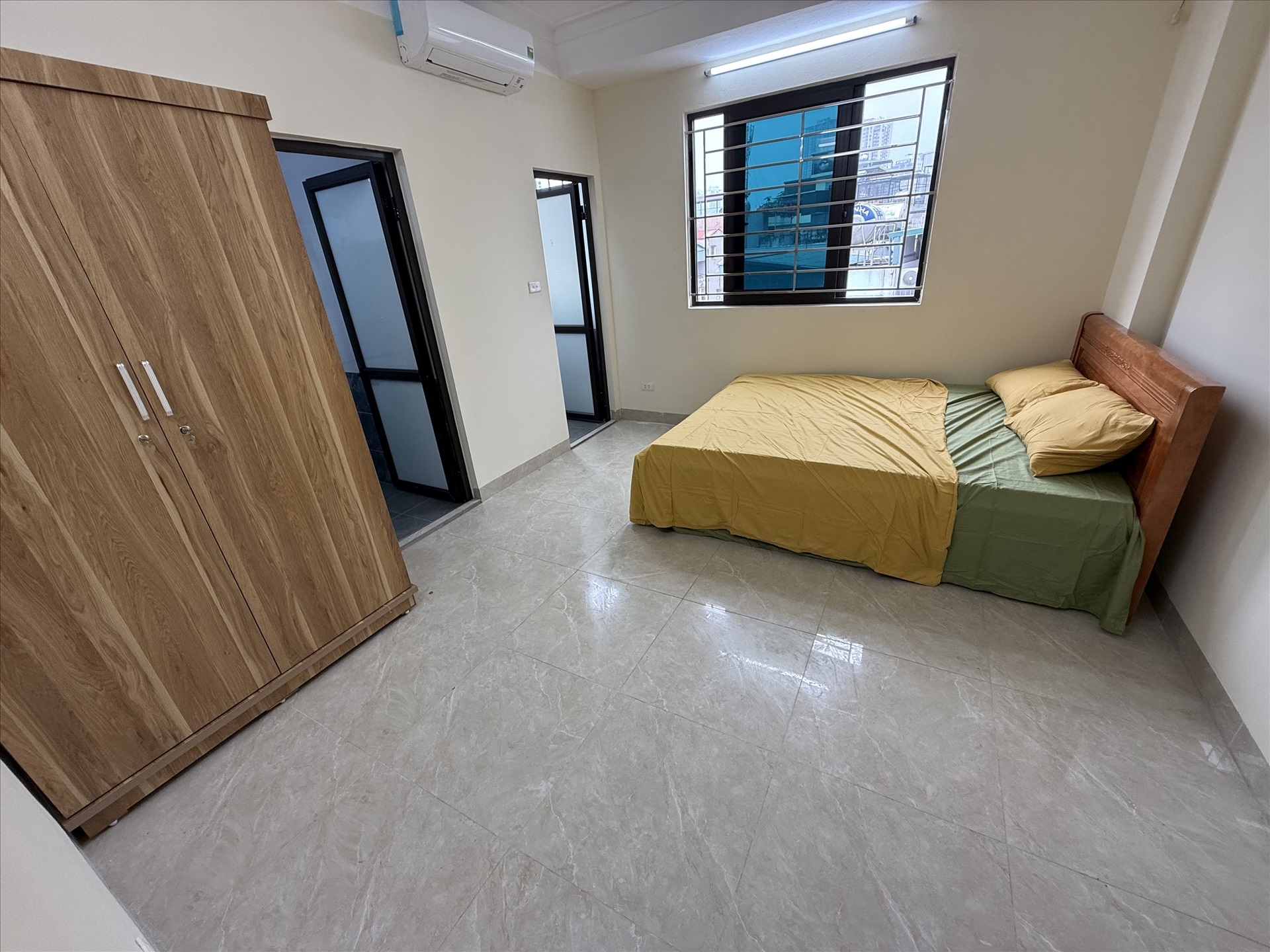 Phòng trọ Studio 28m2 tại Shome 1 Phú Mỹ - Nam Từ Liêm - Phòng ngủ