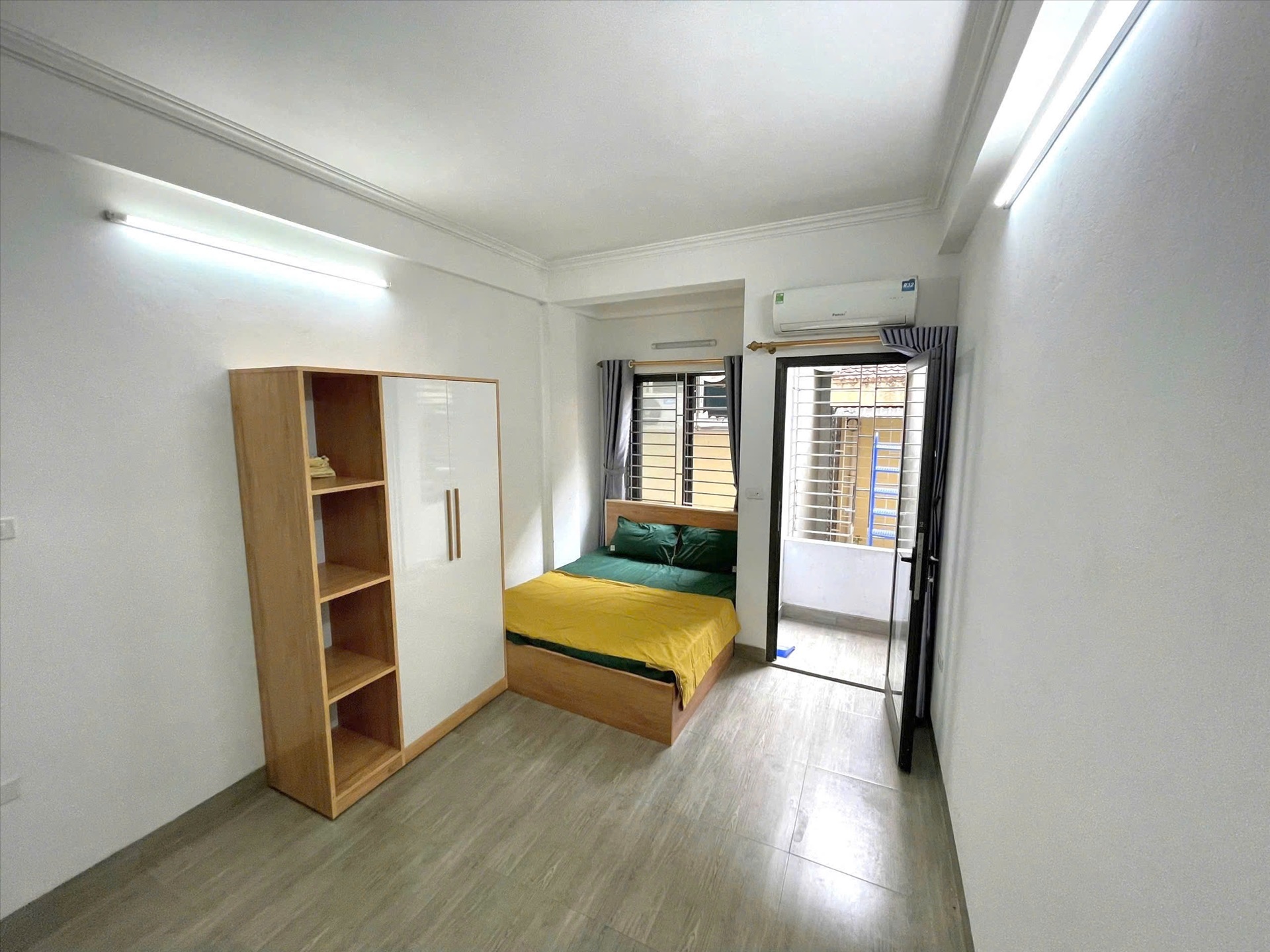Phòng trọ Studio 25m2 tại Shome Pháo Đài Láng - Đống Đa - Phòng ngủ