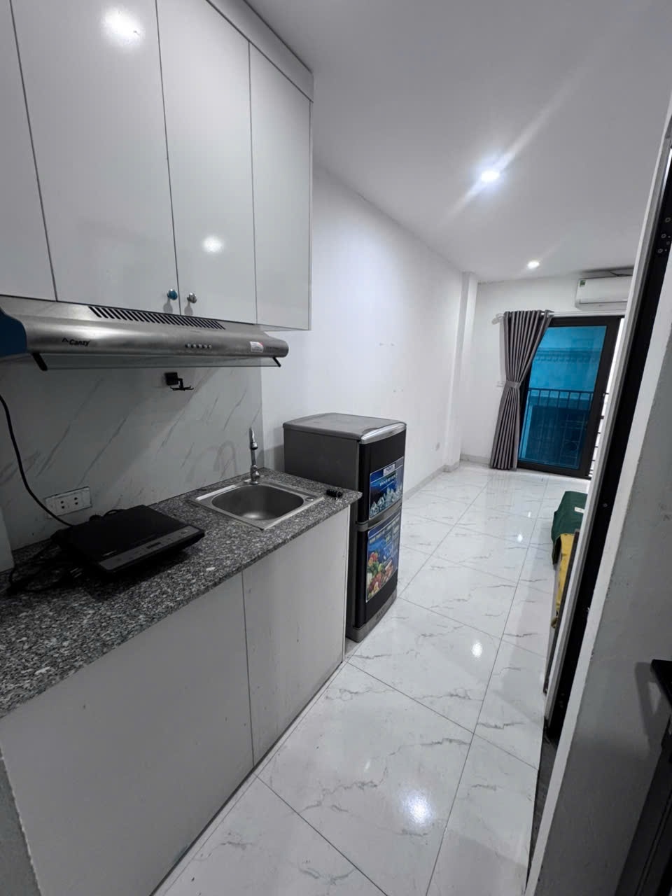 Phòng trọ Studio 18m2 tại Shome Phú Đô - Nam Từ Liêm - Phòng bếp