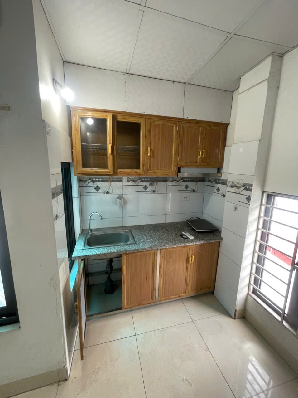 Phòng trọ Studio 30m2 tại Shome Nguyên Xá - Bắc Từ Liêm - Phòng bếp